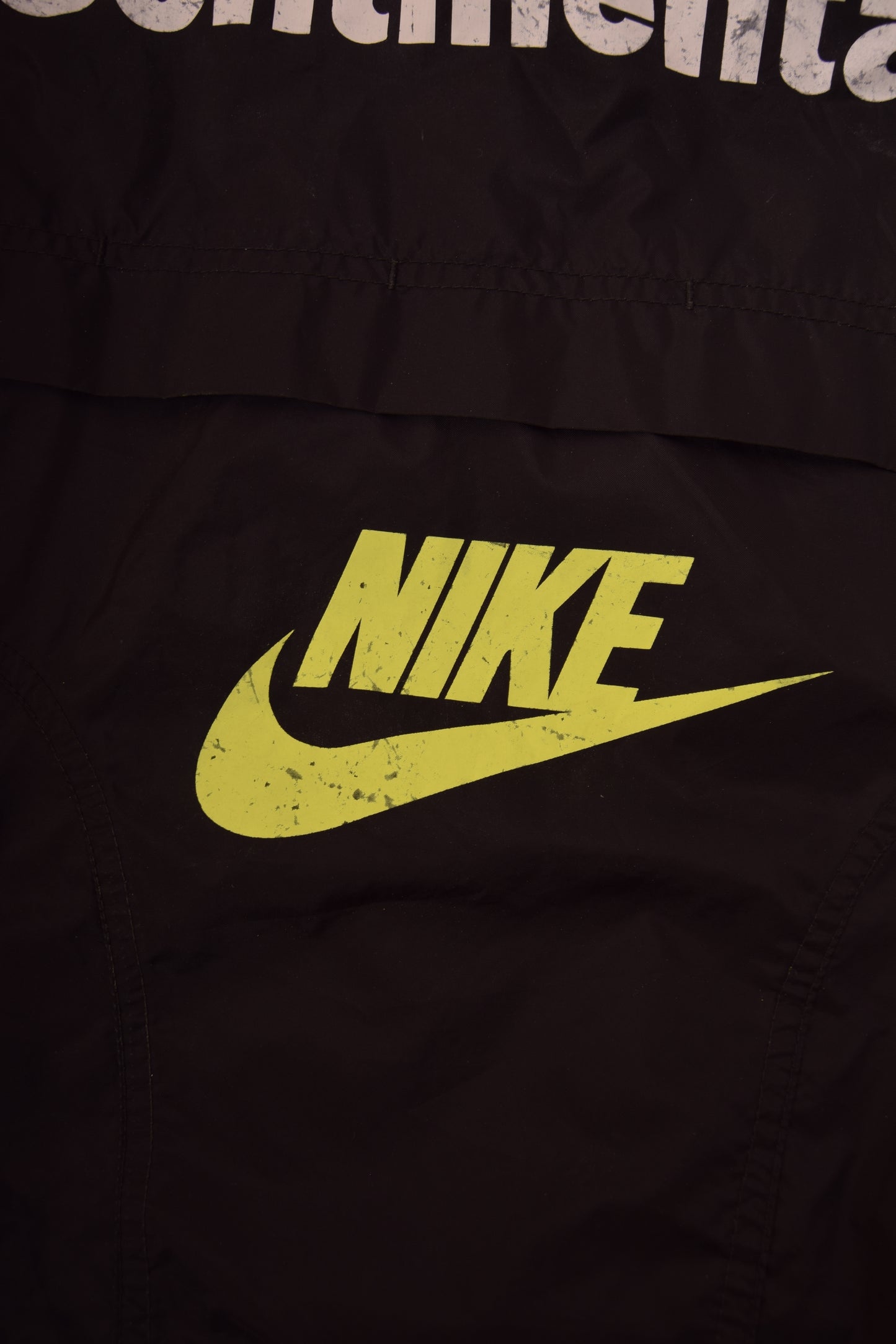 Borussia Dortmund BVB 1996 - 1997 Nike Premier Windbreaker / Jacket Size S-M Die Continental Black Yellow Neon