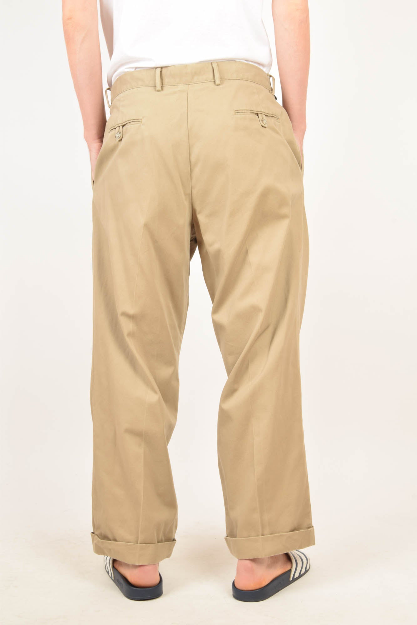 Vintage Dockers Chinos Trousers Brown Beige