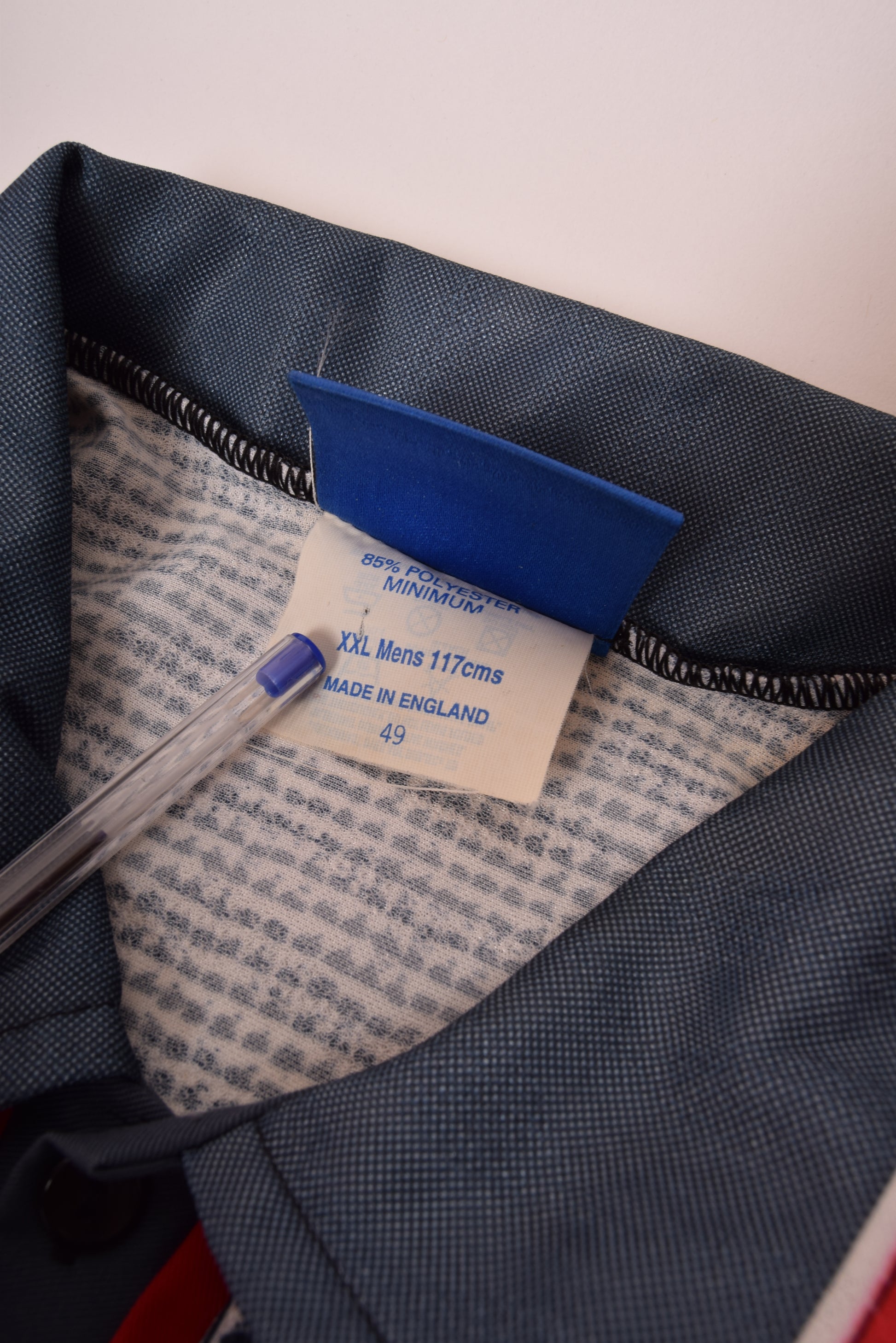 Vintage Manchester United Umbro 1995-1996 Away Football Shirt Grey Size XXL Sharp Viewcam Made in England