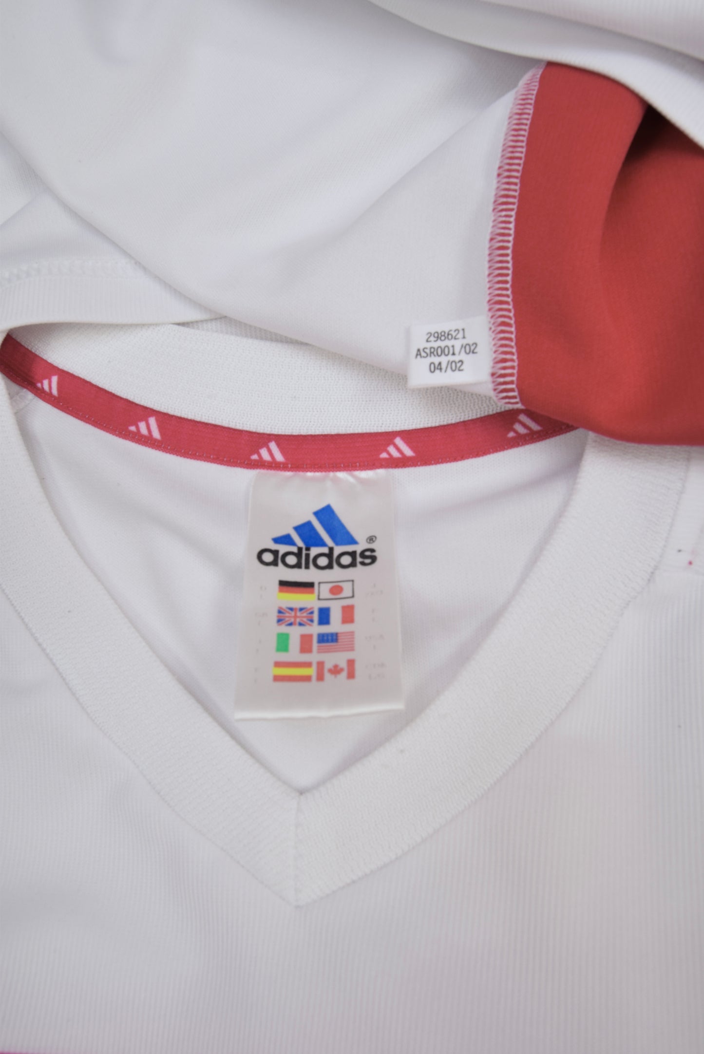 Turkey Adidas 2002 - 2003 Away Football Shirt Size L White Made in Portugal Climalite