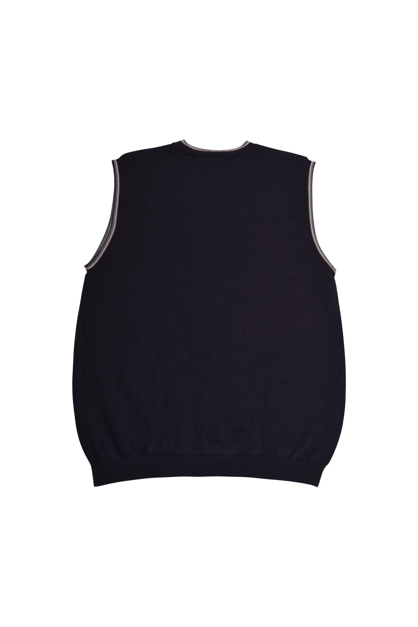 Vintage Nike Golf Vest 90's Navy Blue Size M 100% Merino Wool