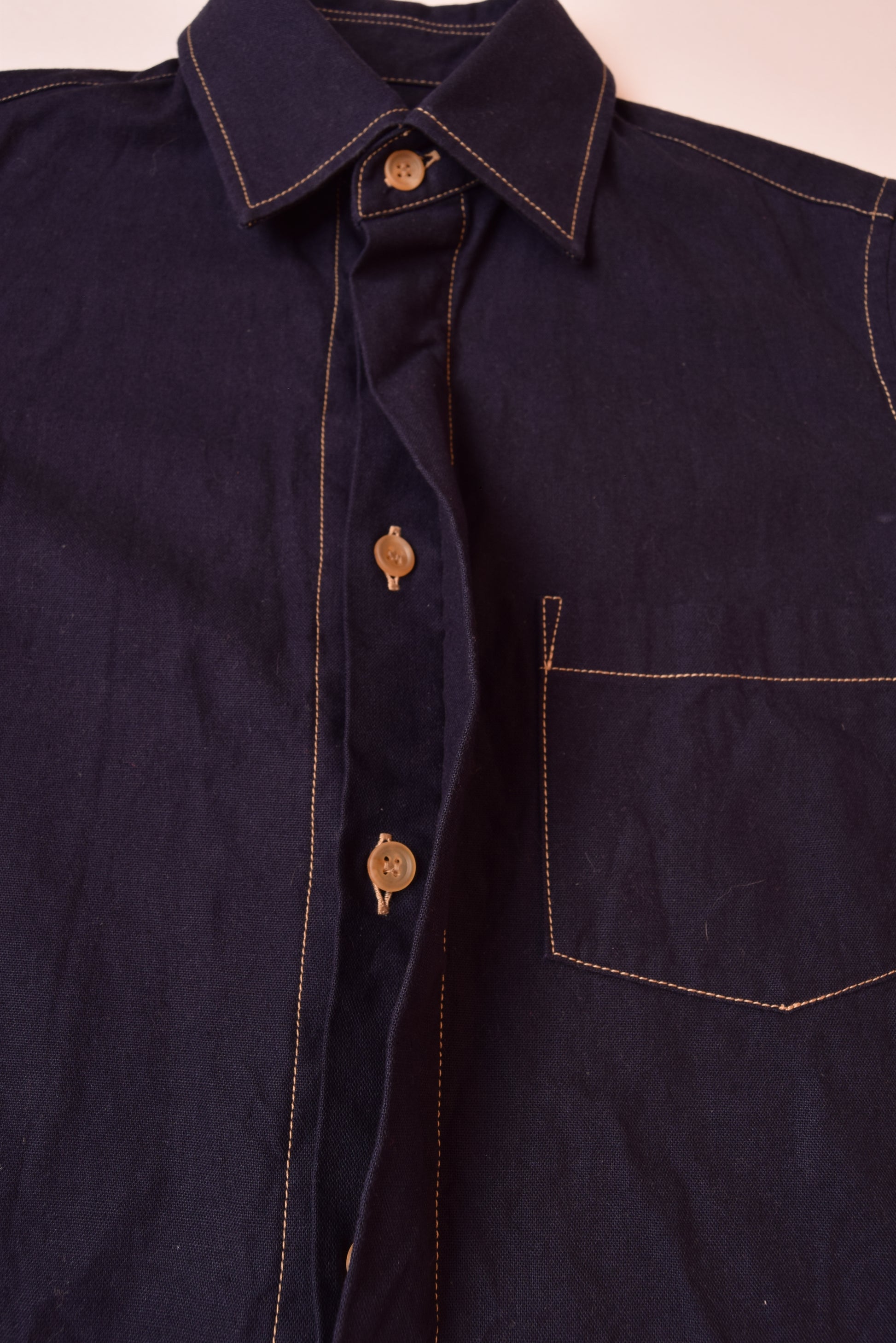 Yohji Yamamoto Y's Cropped Shirt Made in Japan Size M