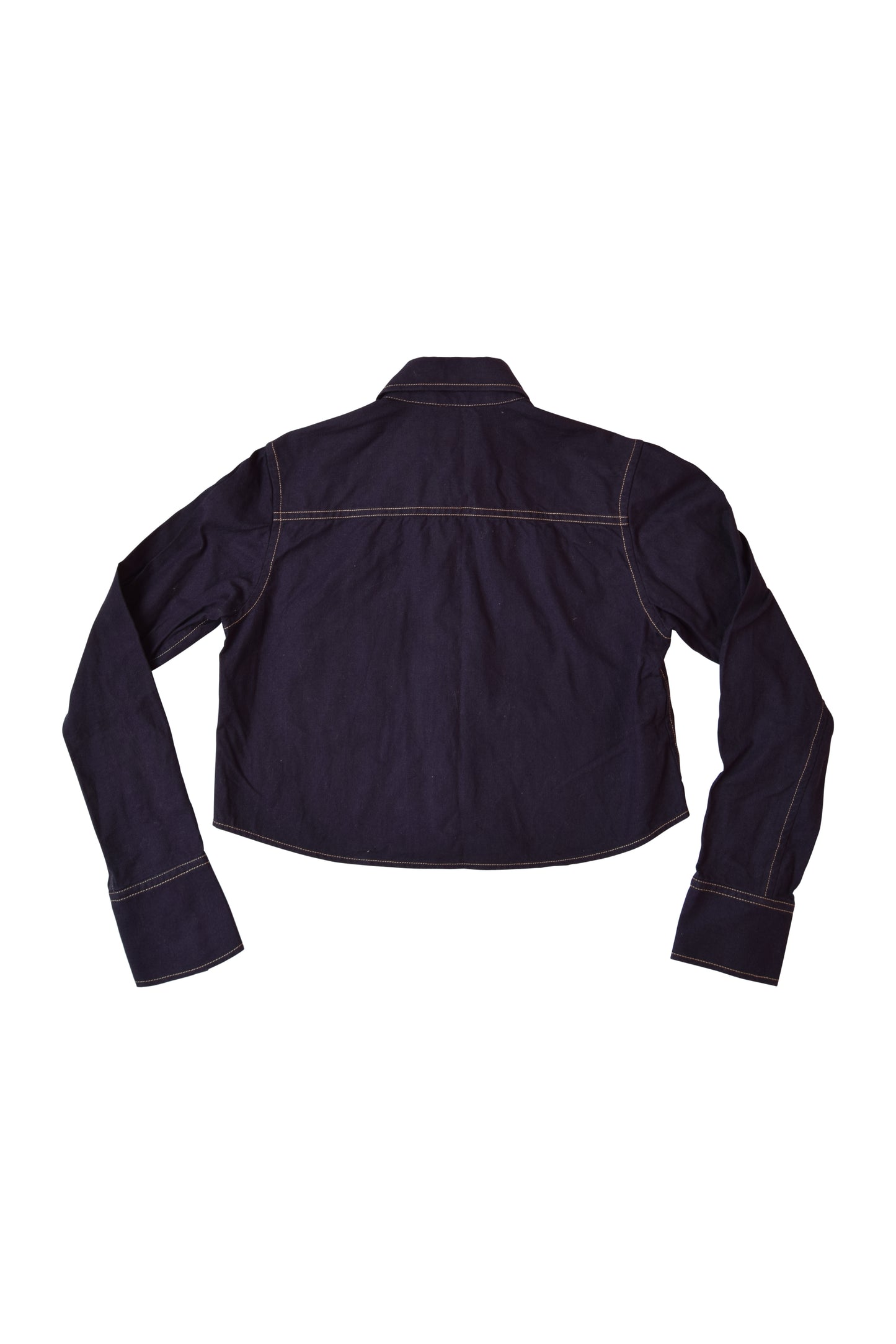 Yohji Yamamoto Y's CropPed Shirt Made in Japan Size M