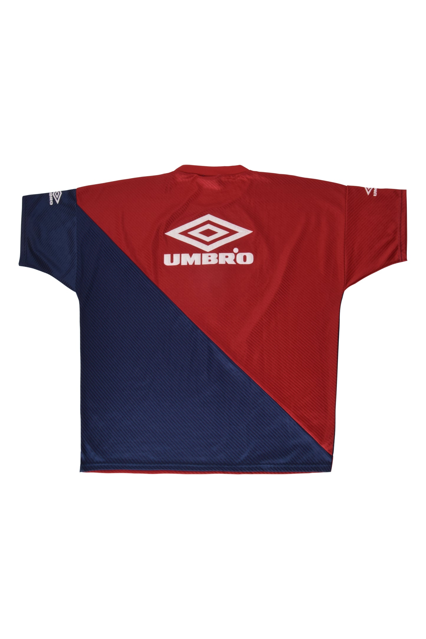 Vintage England Umbro 1994-1995 Training Shirt Red Blue Size XL