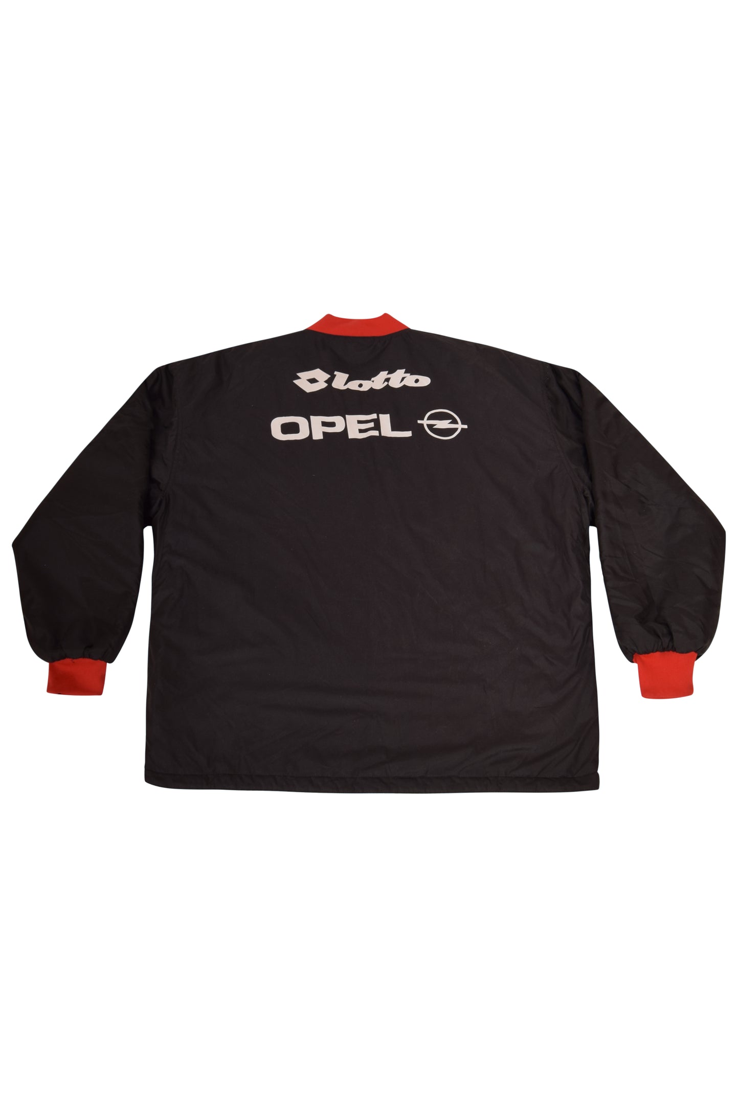 AC Milan Lotto Quilted Jacket 90's Size XXL Made in Italy Opel