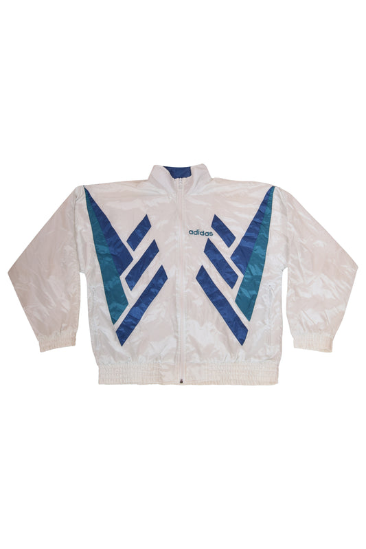 Vintage Adidas 90's Shell / Jacket Size M White