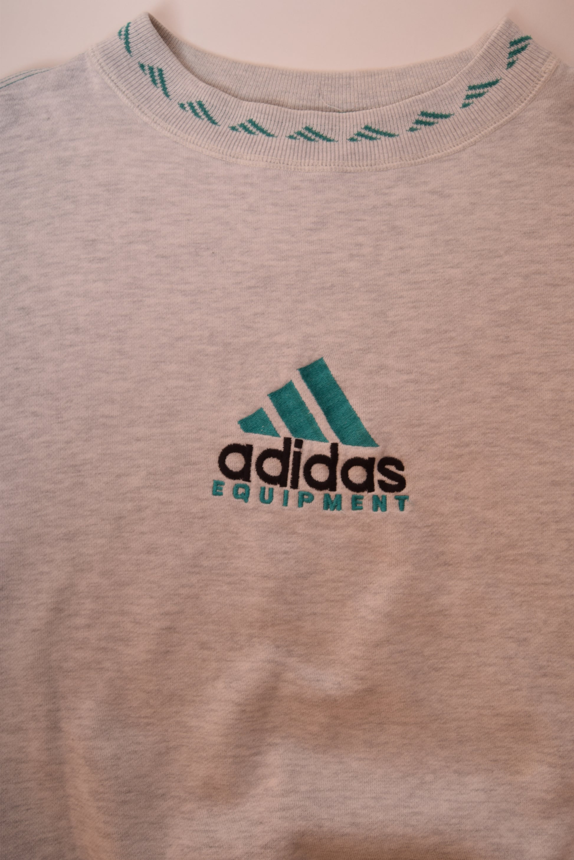 Vintage 90's Adidas Equipment Sweatshirt Crew Neck Grey Size XL