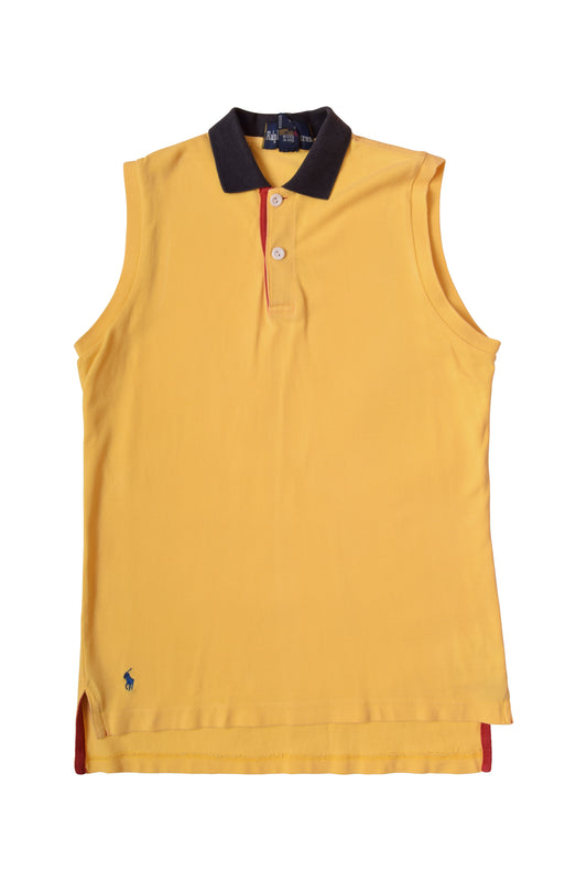 Vintage Ralph Lauren Polo Shirt Size S Yellow
