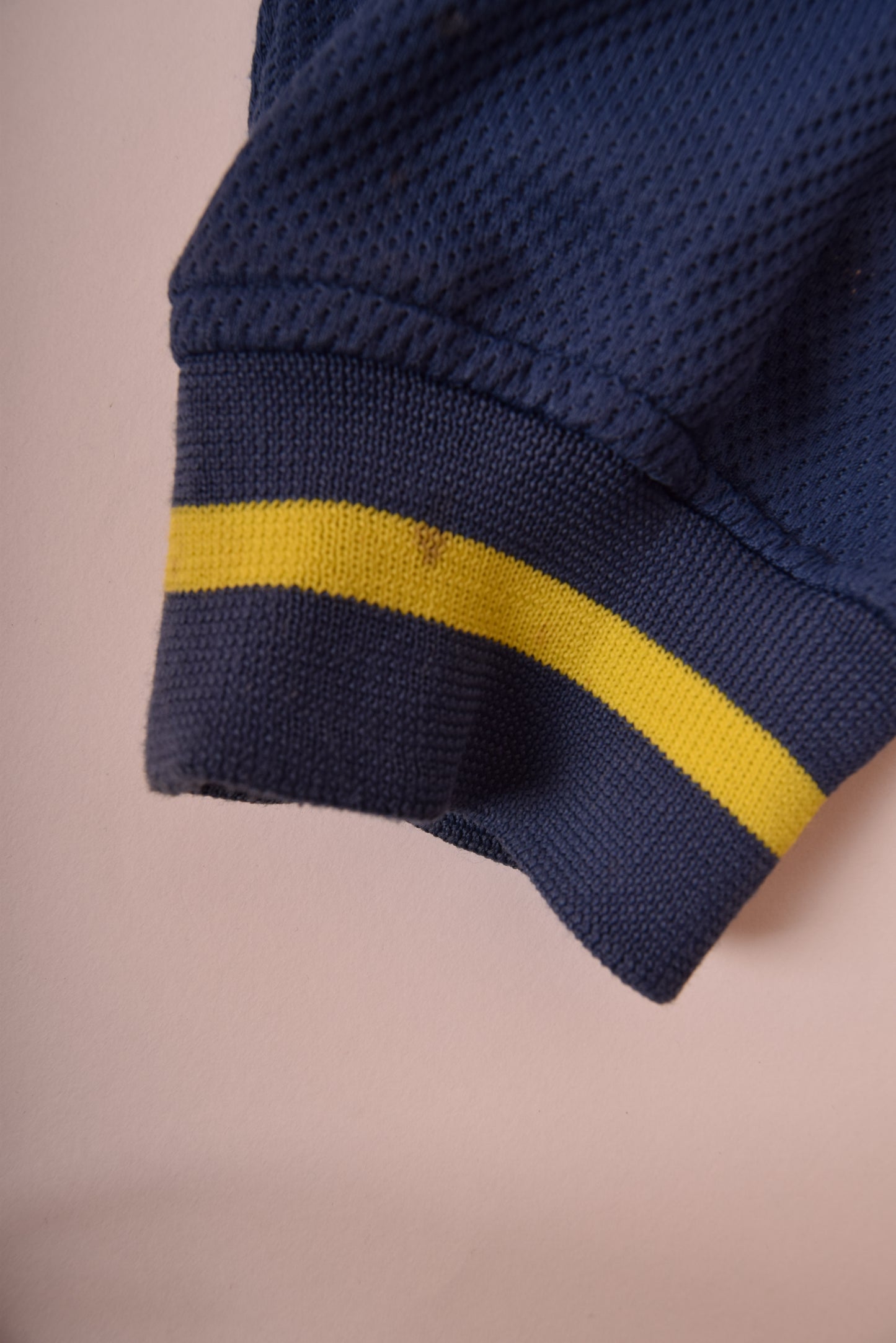 Vintage Adidas Basketball Sweatshirt S-M Blue Yellow