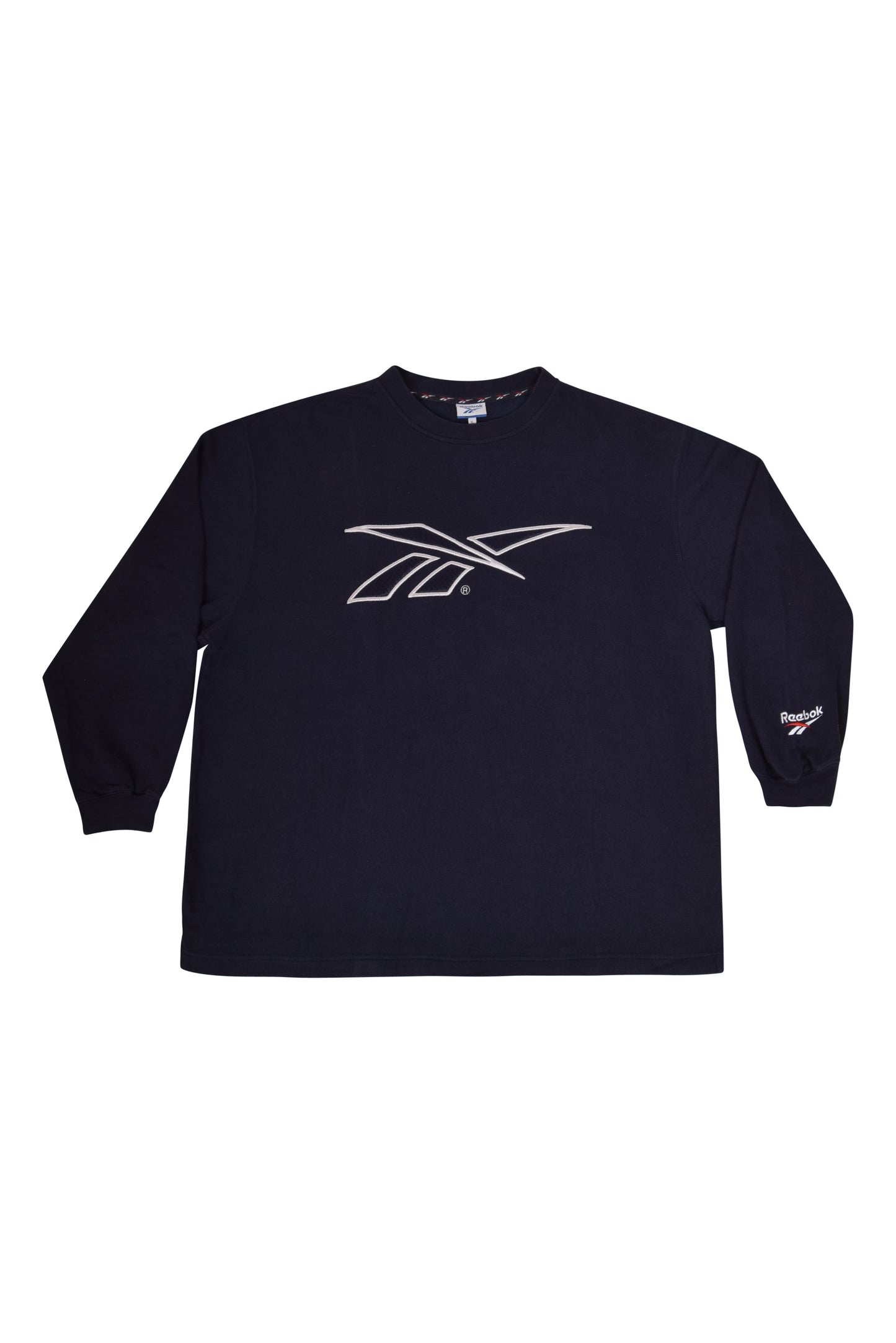 Vintage Reebok Sweatshirt 90's Navy Blue Size XL
