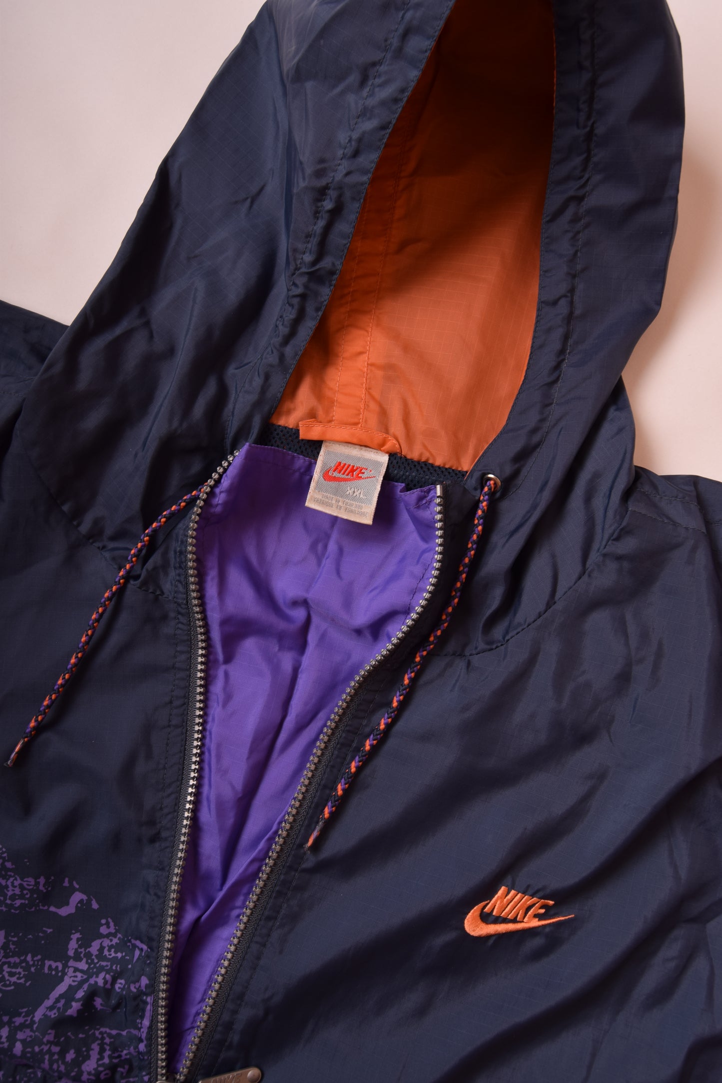 Vintage Nike 90's Shell / Jacket Size XXL Crazy Pattern