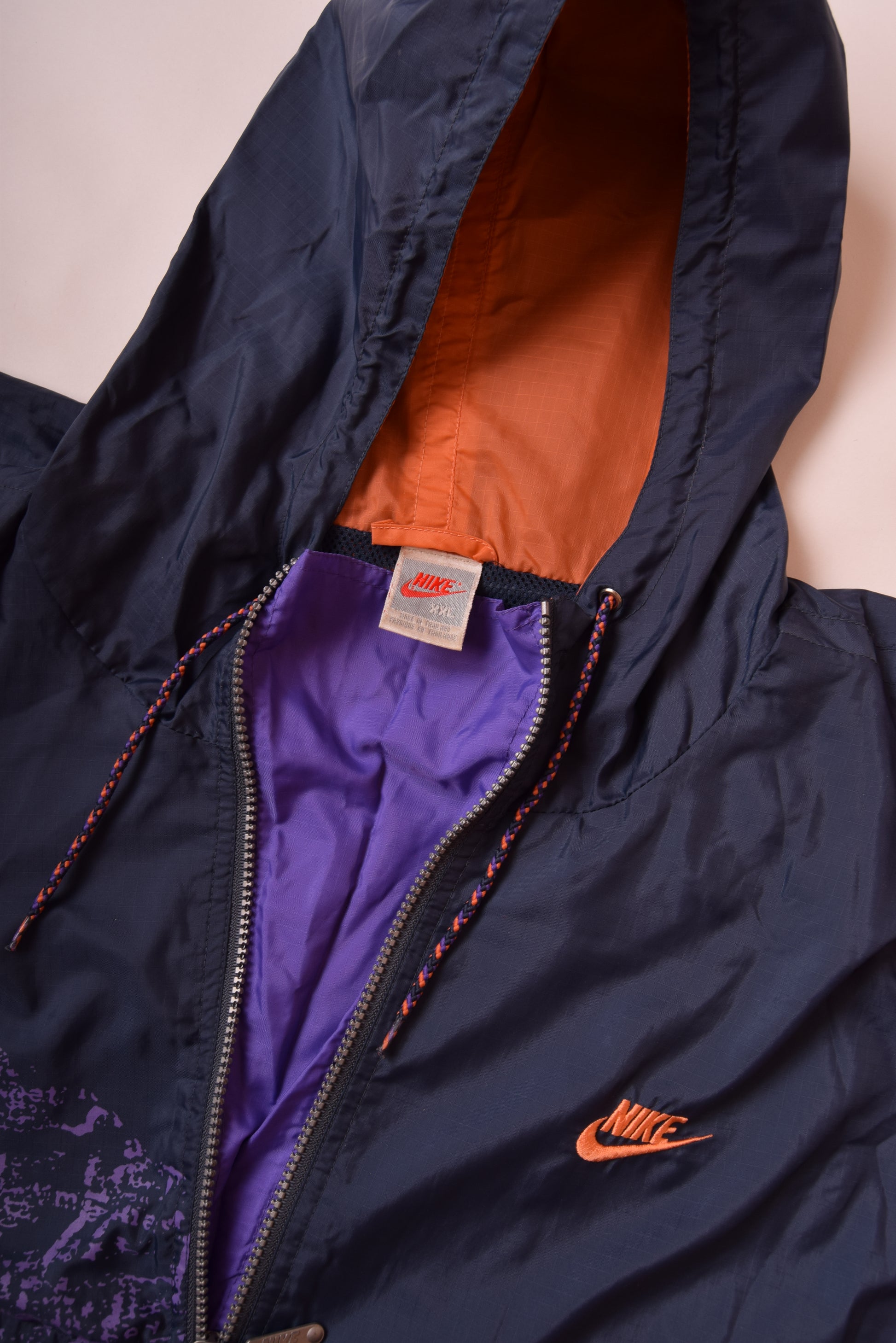 Vintage Nike 90's Shell / Jacket Size XXL Crazy Pattern