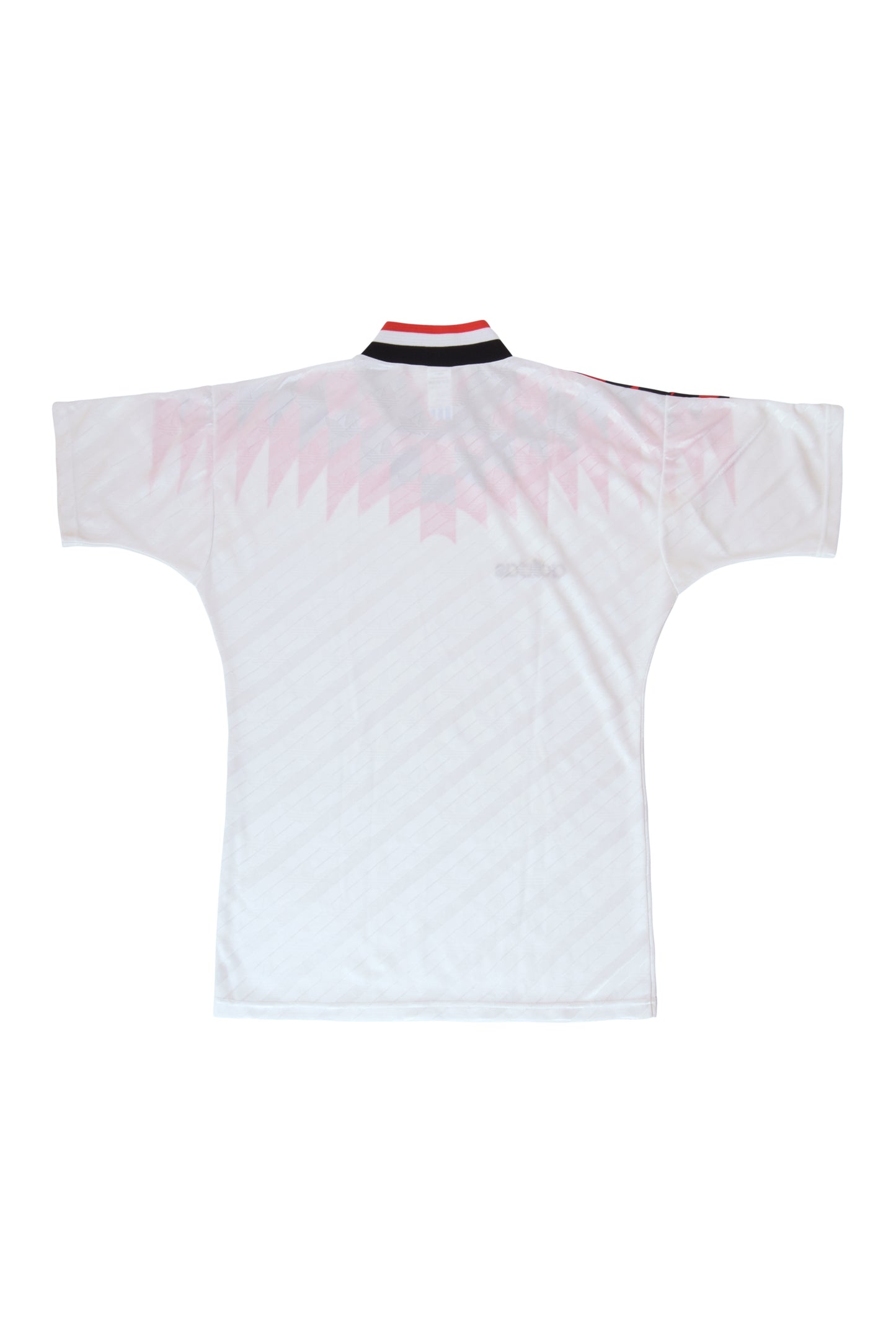 Vintage Adidas Football Shirt 1994-1995 Tamplate Size M Made in UK White Black Red