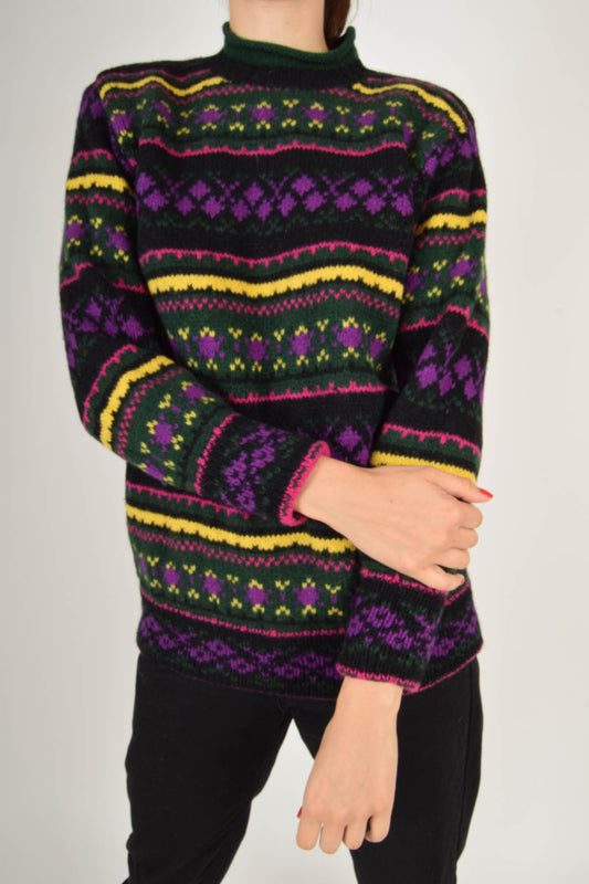 Vintage 90's United Colors of Benetton Wool Jumper Made in Italy