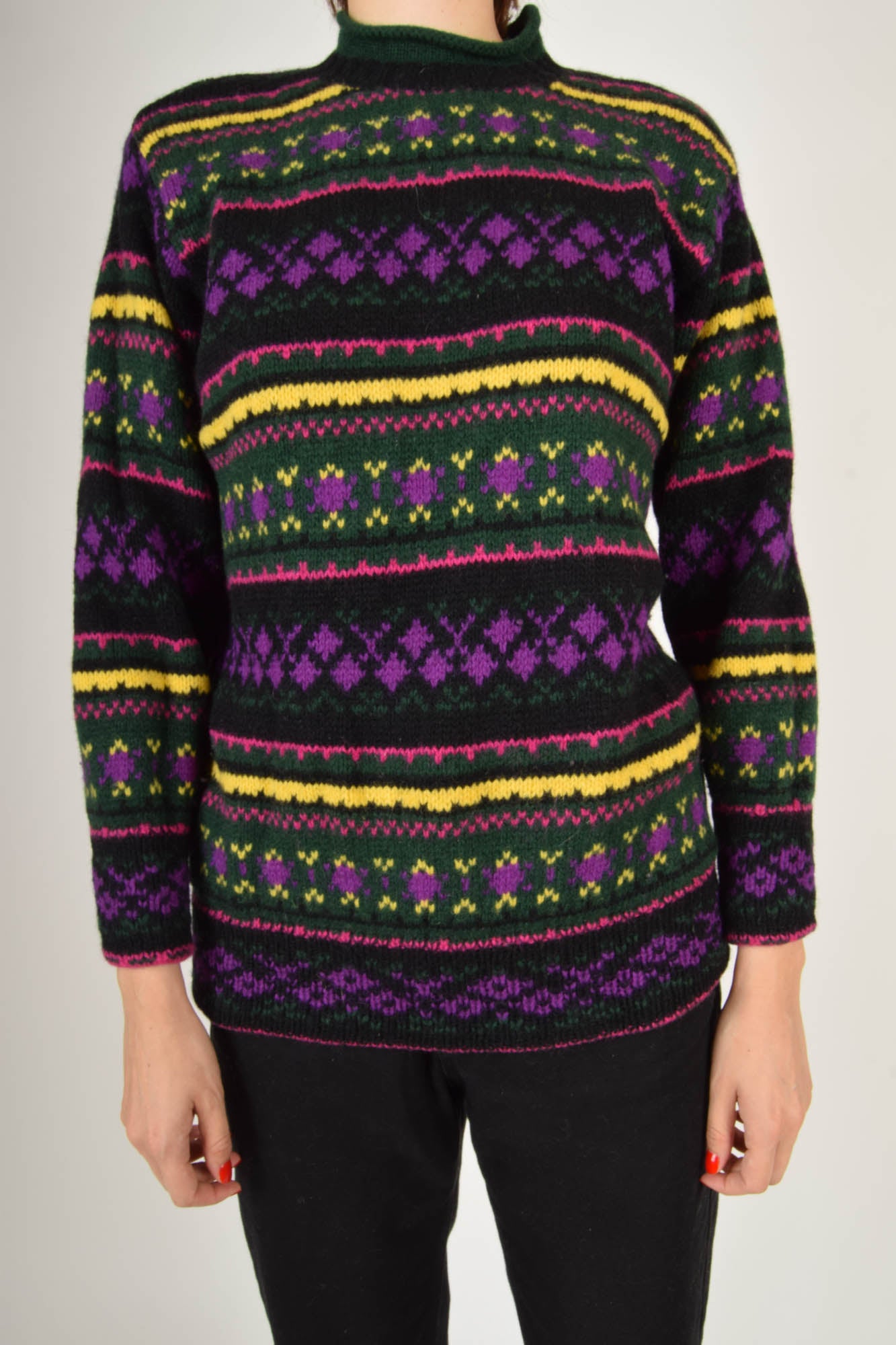 Vintage 90's United Colors of Benetton Wool Jumper Made in Italy