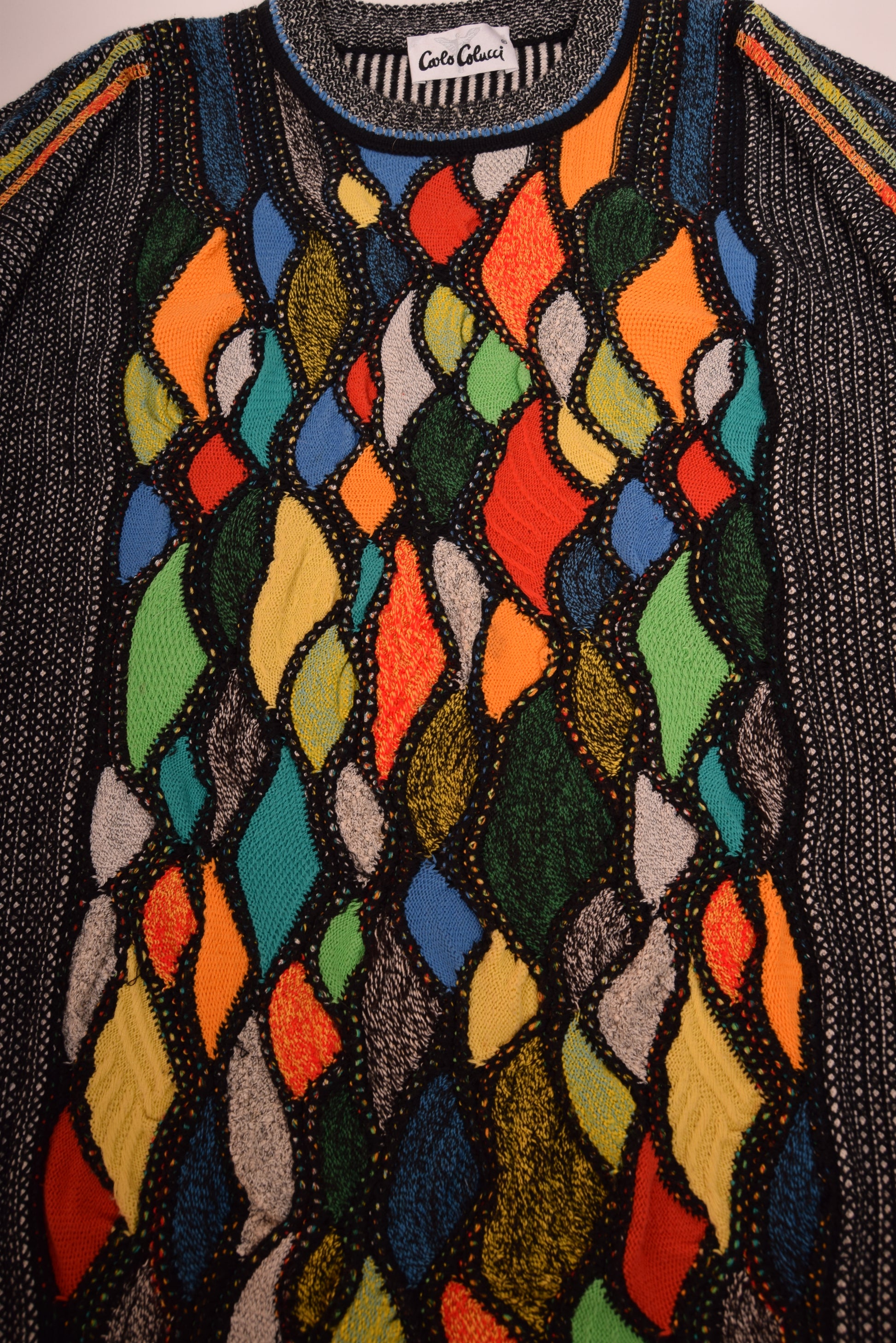 Vintage Carlo Colucci 90's Jumper Multicolor