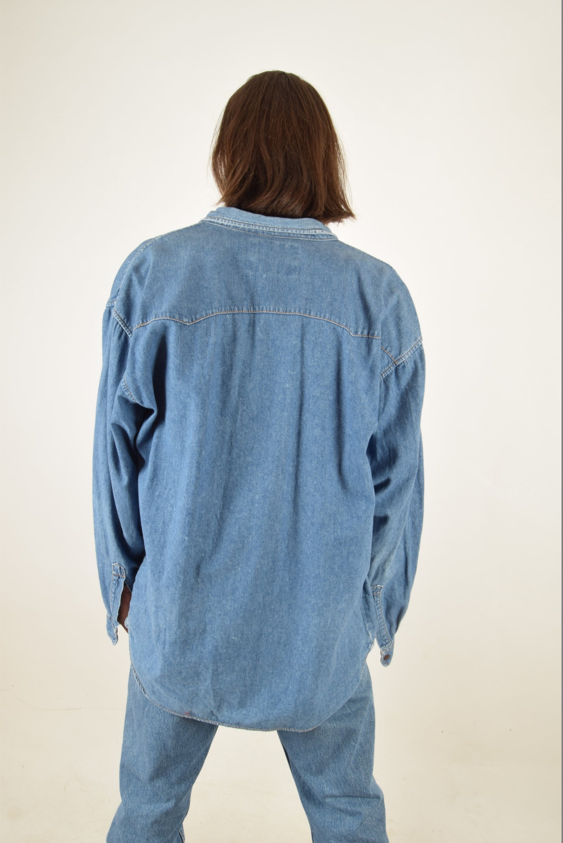 Vintage 90s Levi's Denim / Jeans Shirt Size L- XL