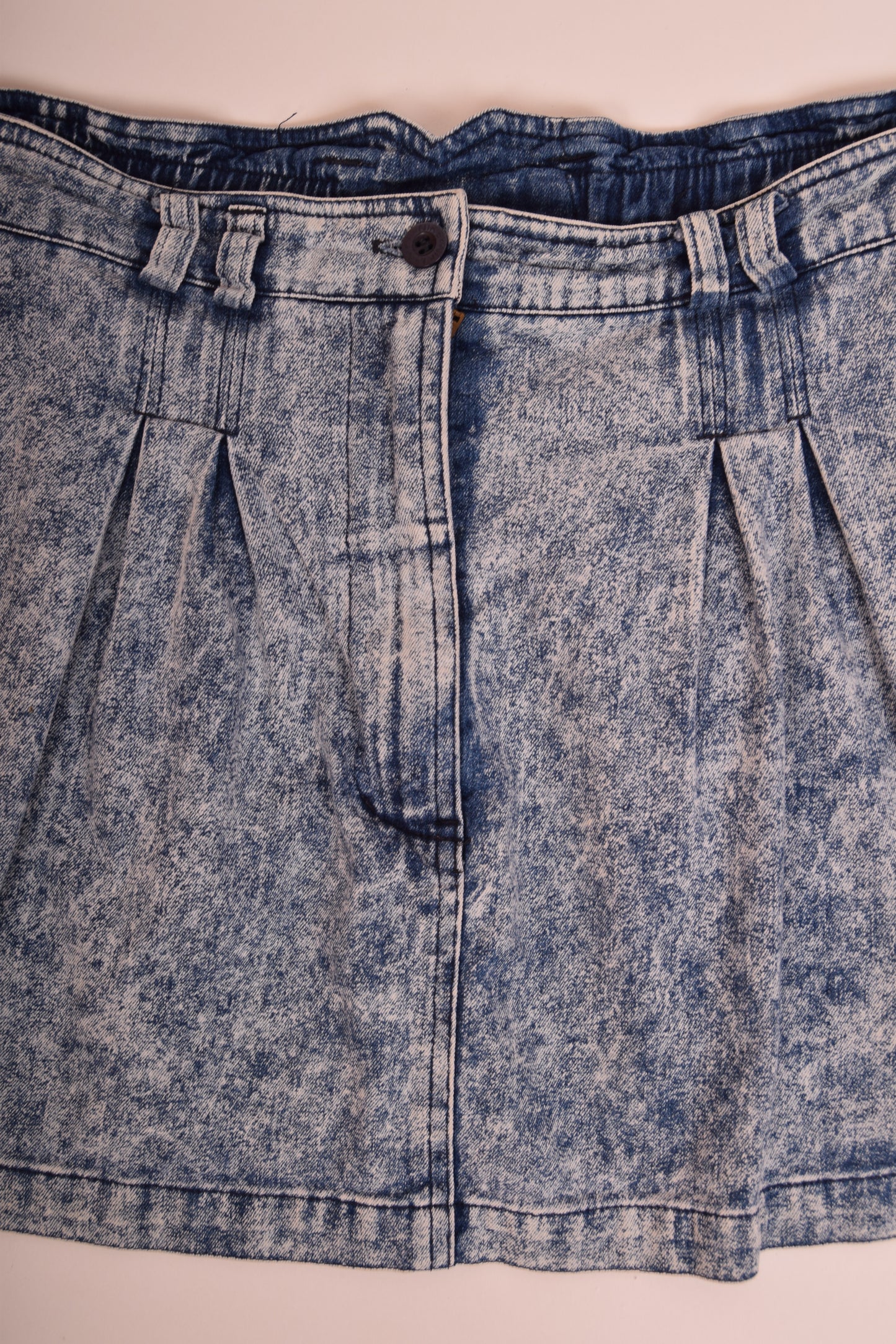 Vintage Nike Challenge Court Skirt Acid Denim Washed Size L Andre Agassi