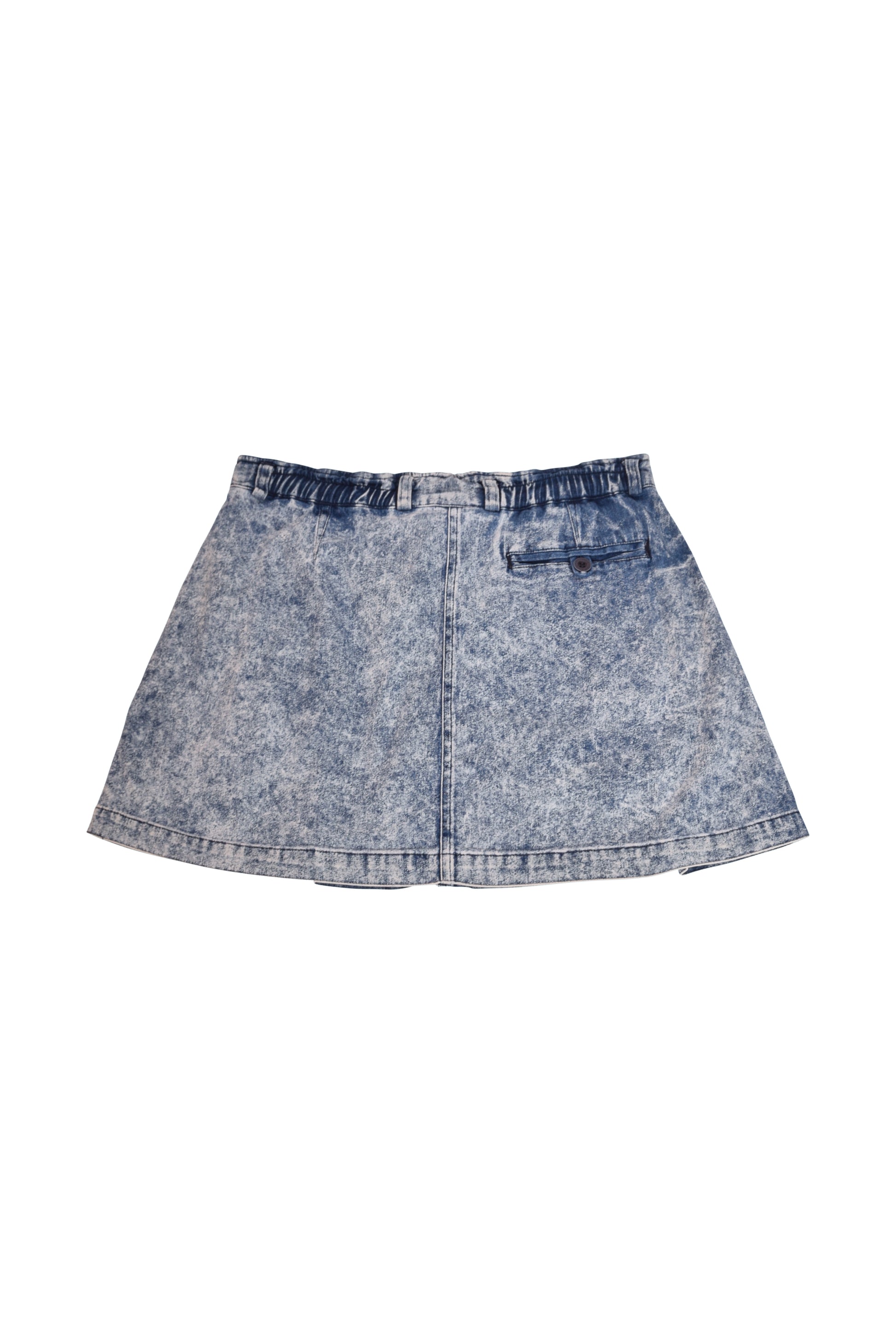 Vintage Nike Challenge Court Skirt Acid Denim Washed Size L Andre Agassi
