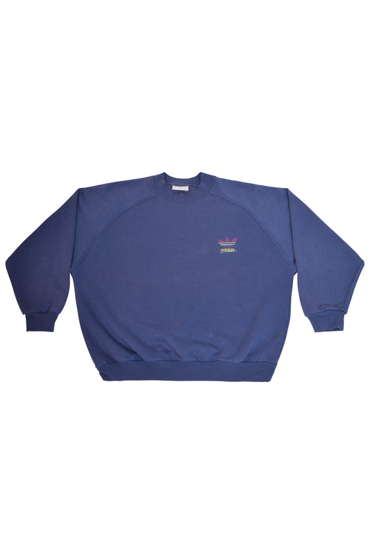 Vintage Adidas Sweatshirt 90's Size M-L Purple
