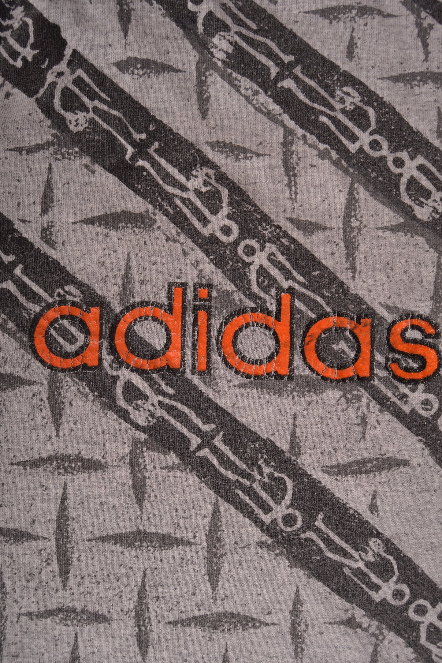 Vintage 90's Adidas Streetball T-Shirt Size L-XL Grey