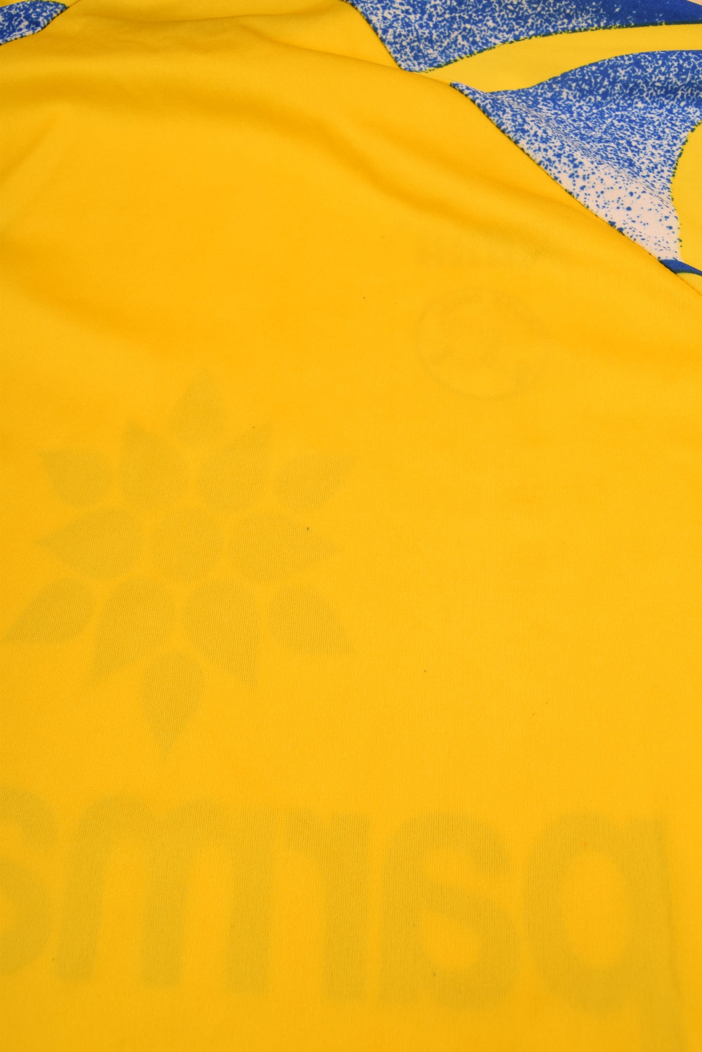 Vintage AC Parma Puma Scuola Calcio 1995 - 1997 Away 3rd Football Shirt Yellow Parmalat Long Sleeves Size M Made in Italy