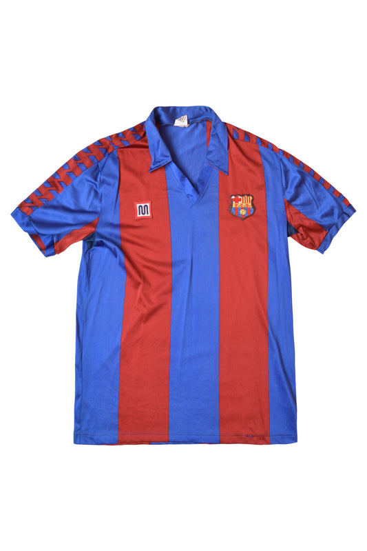 Vintage Meyba FC Barcelona Home Football Shirt / Jersey '84-89 Made in Spain Size S-M
