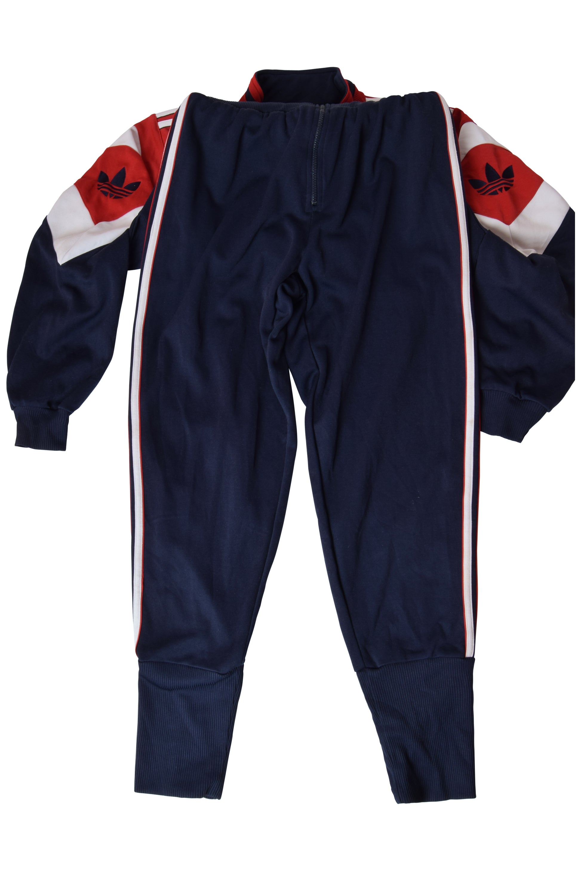 Vintage 90's Adidas Jumpsuit Size L Blue Red White