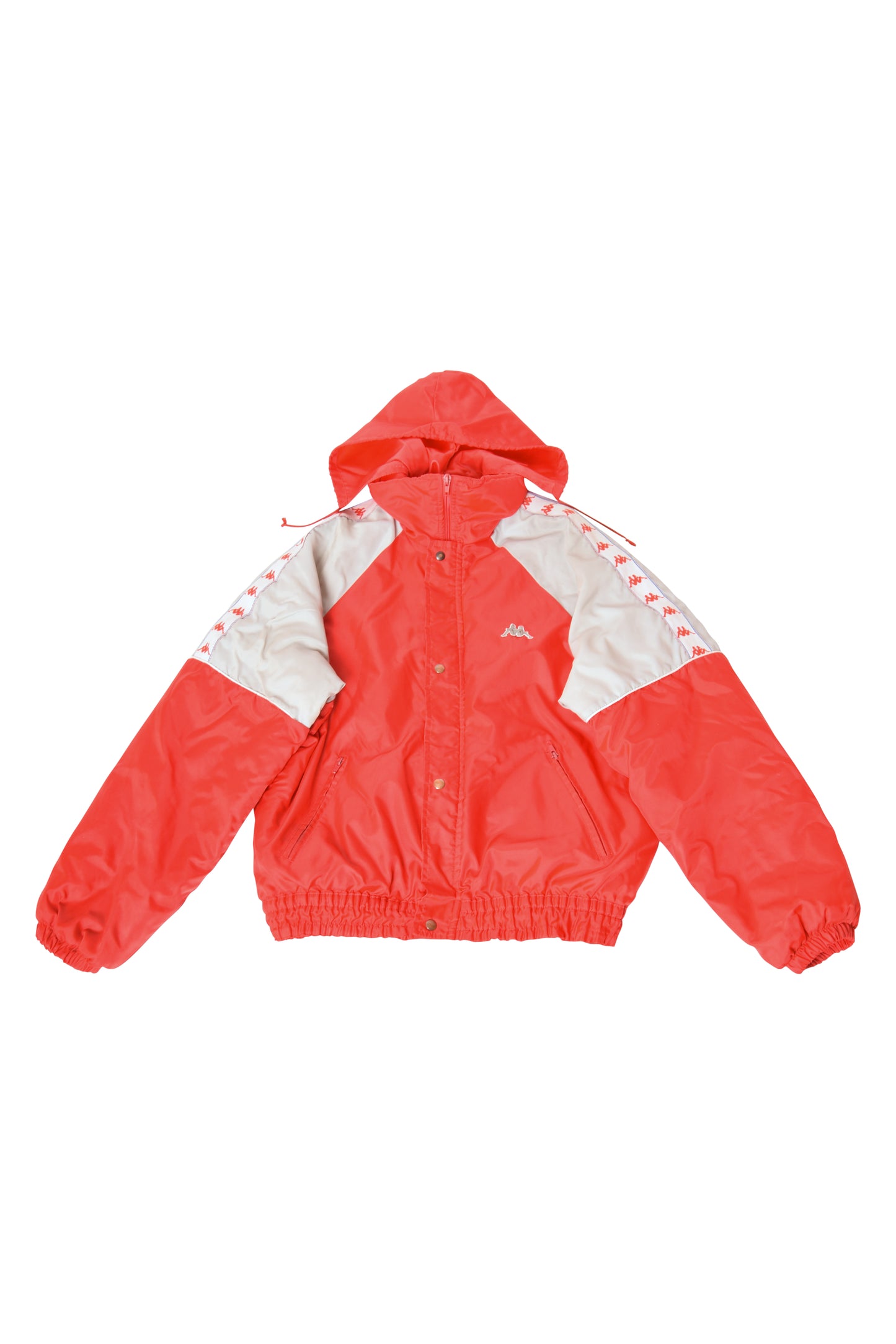 Vintage 80's Kappa Jacket Made in Italy Red Grey