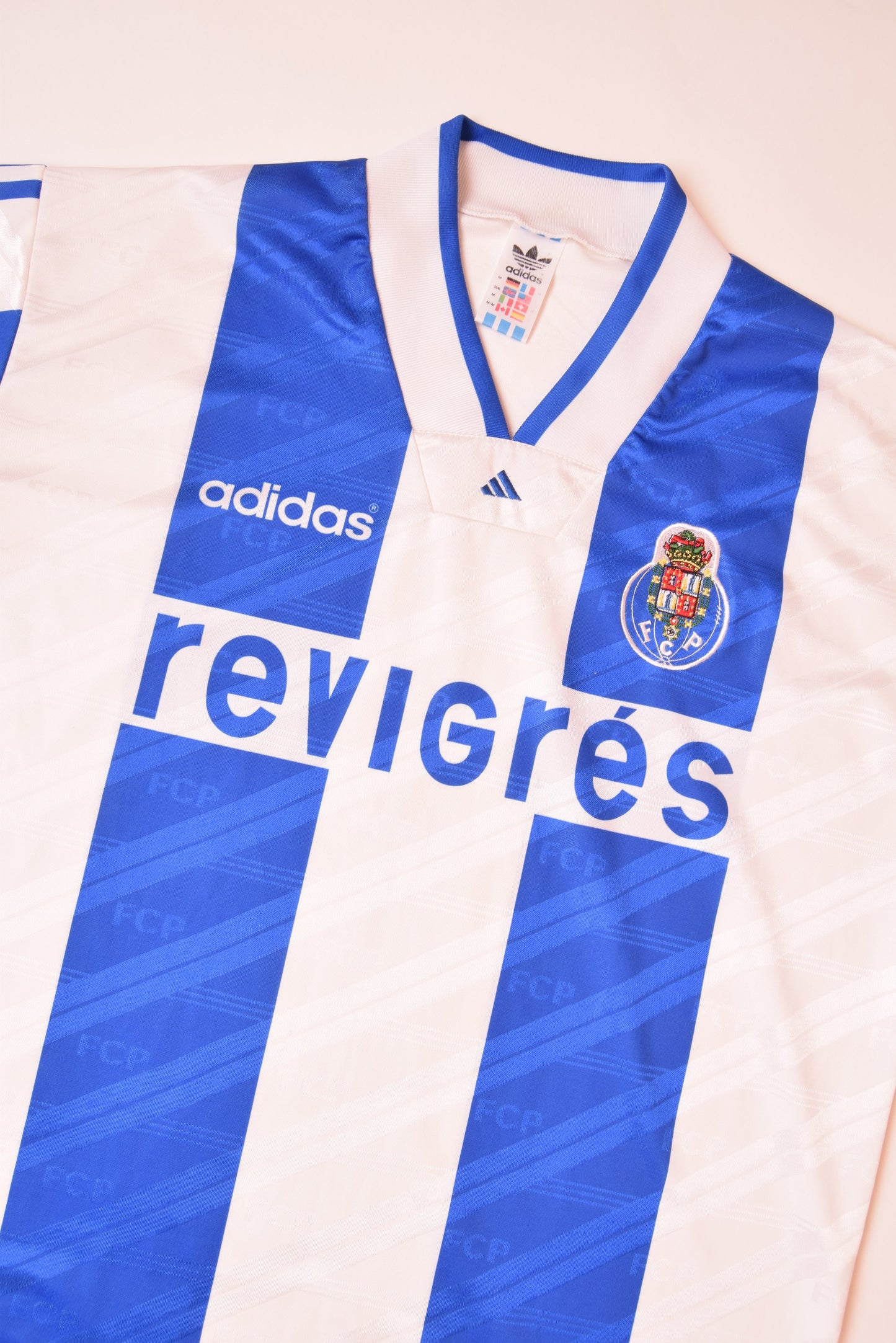 Rare Vintage Adidas 1994-1995 Porto Home Football Shirt