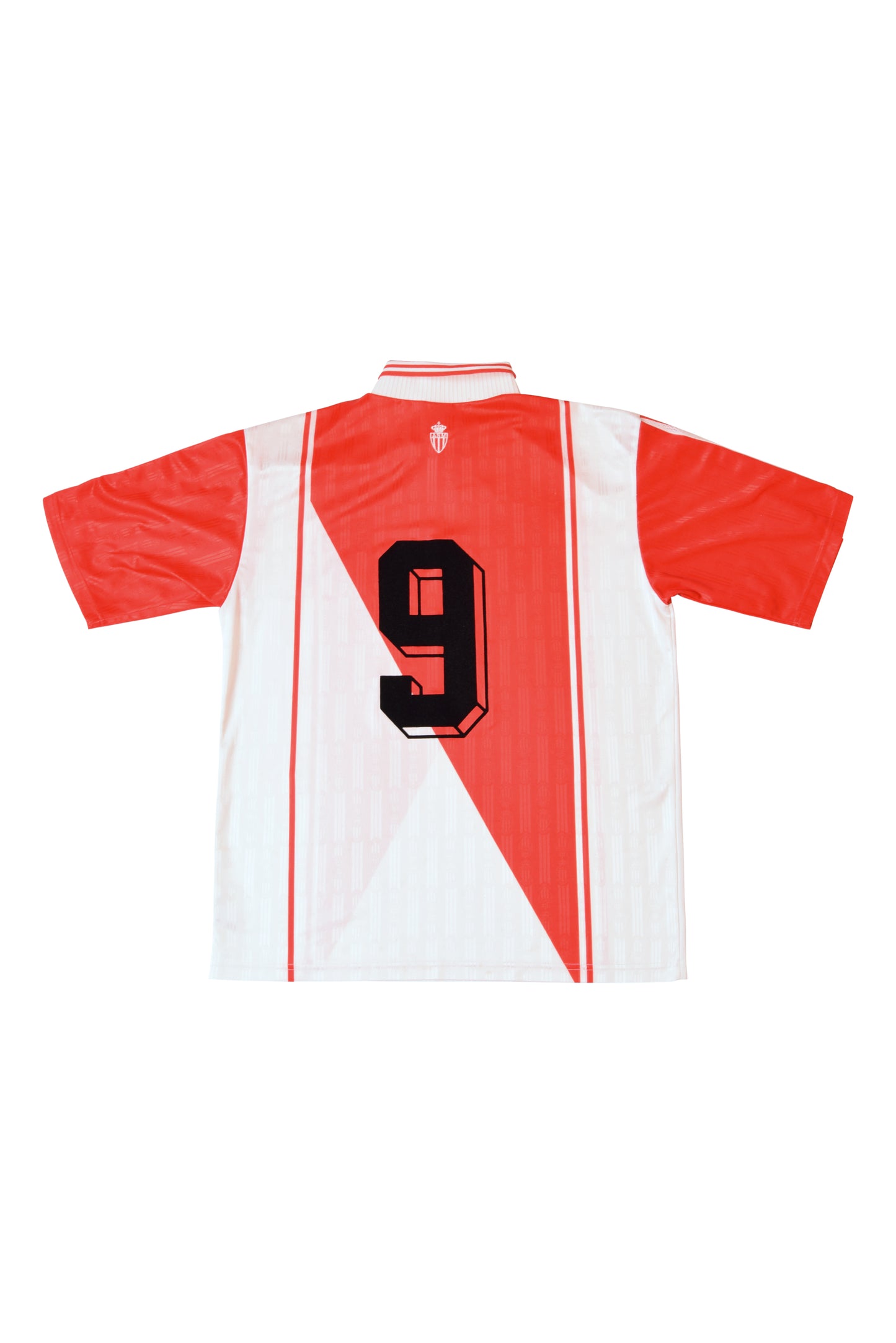 Vintage Adidas AS Monaco '96-'98 Home Football Shirt #9 Size L Made in France