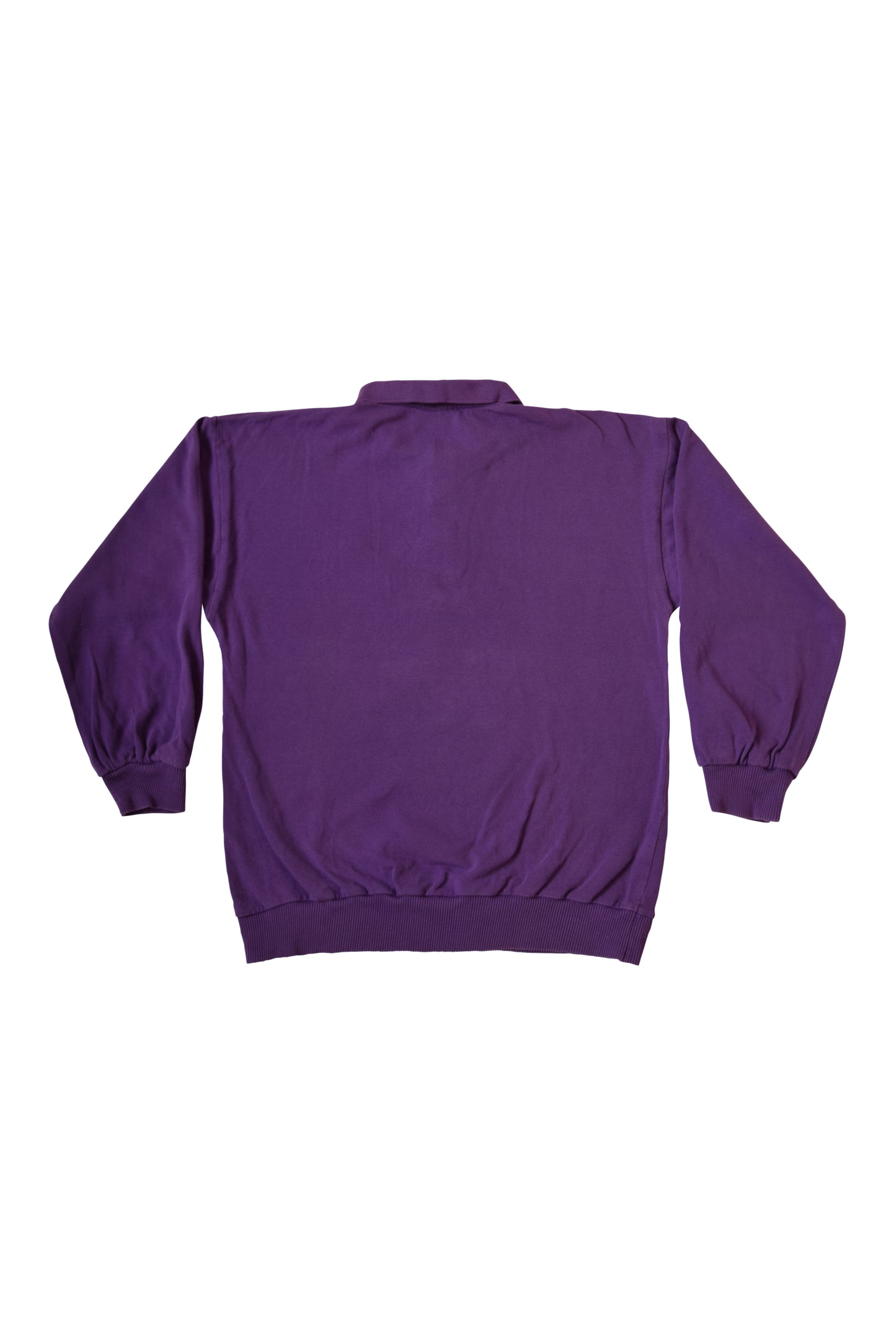 Lacoste Chemise Sweatshirt Pique Polo Rugby Shirt Size M Made in France
