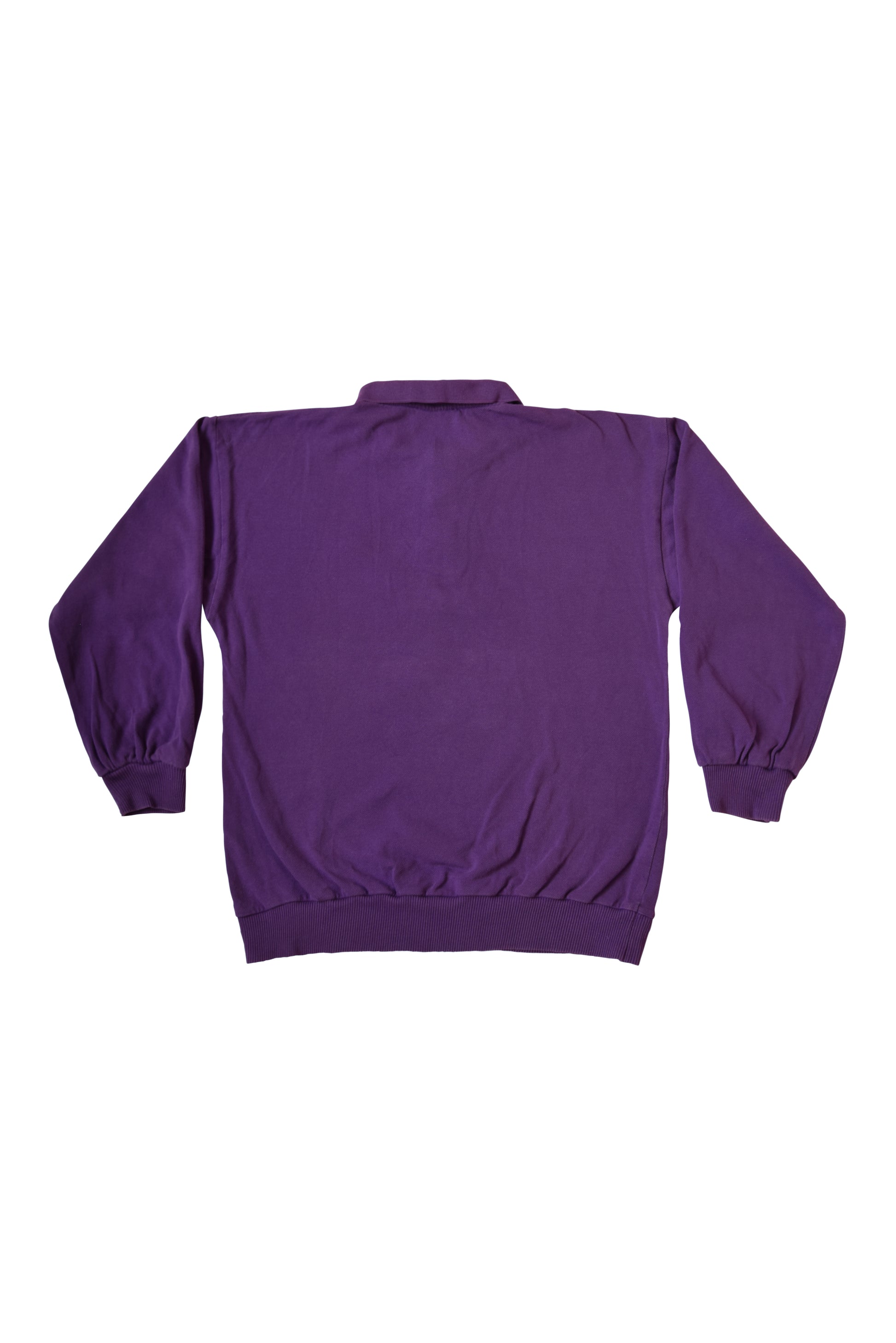 Lacoste Chemise Sweatshirt Pique Polo Rugby Shirt Size M Made in France
