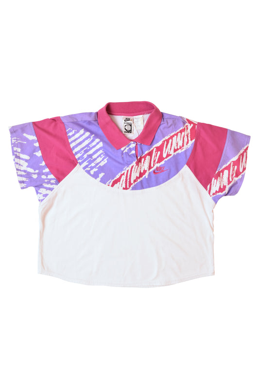 Vintage 90's Nike Challenge Court Tennis Polo Shirt Size M