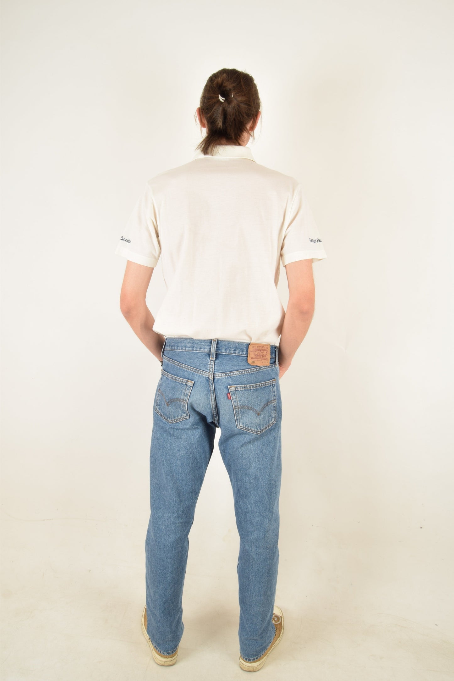 Vintage Sergio Tacchini Tennis Polo Shirt Made in Italy 80's Size M