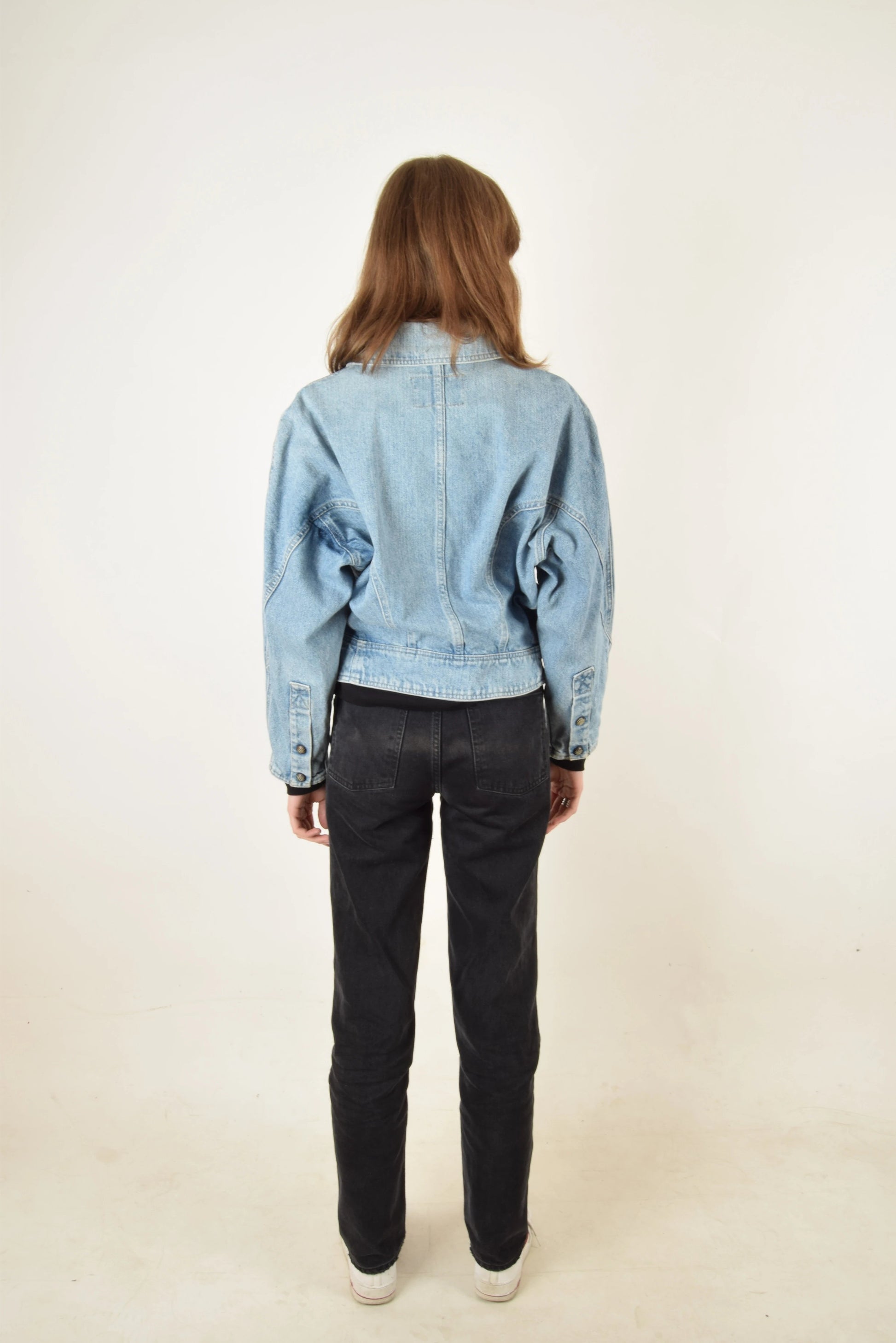 Vintage 80s H.I.S. Woman Denim / Jeans Jacket Size S