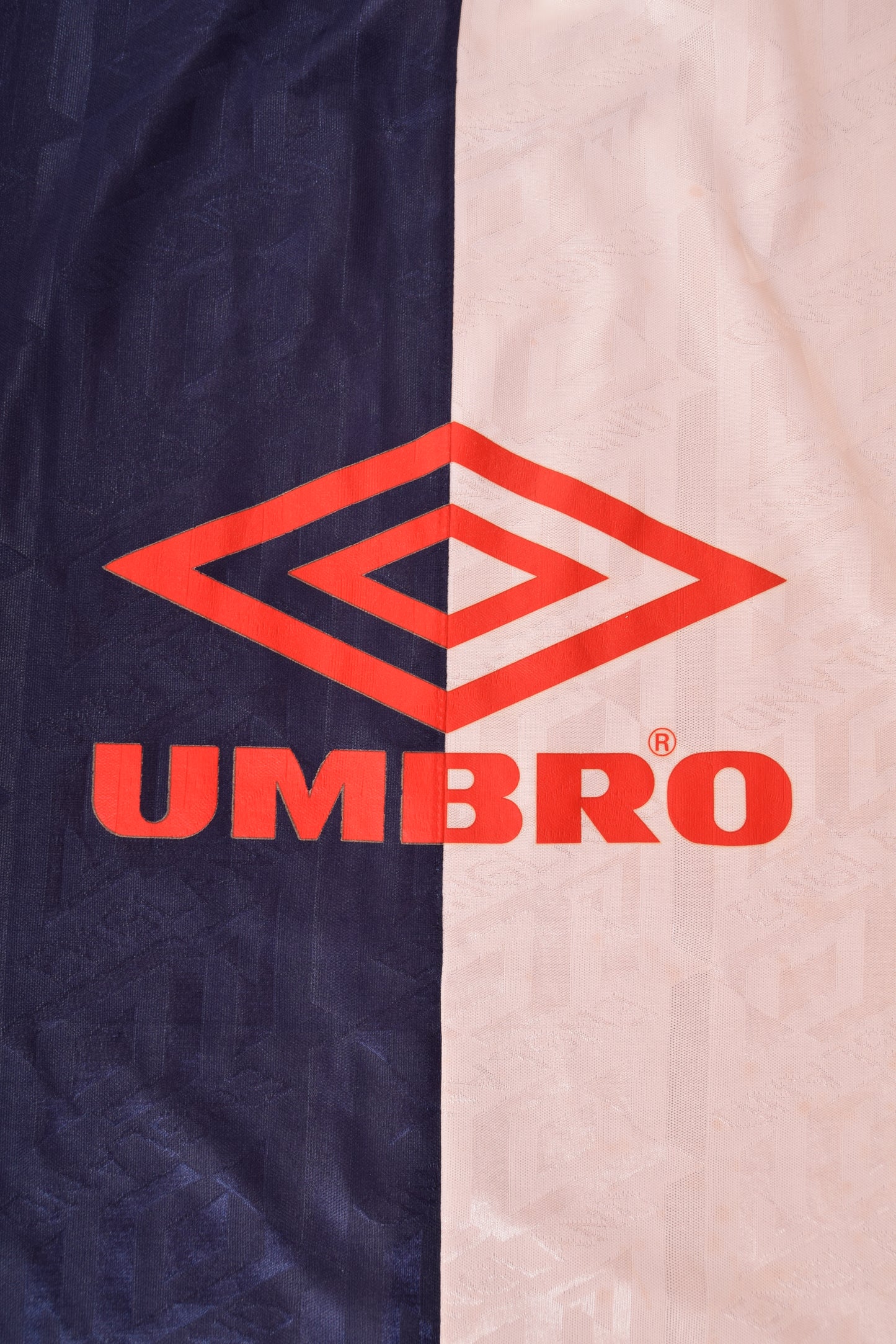 England Umbro 1994-1995 Training White Blue Size L-XL