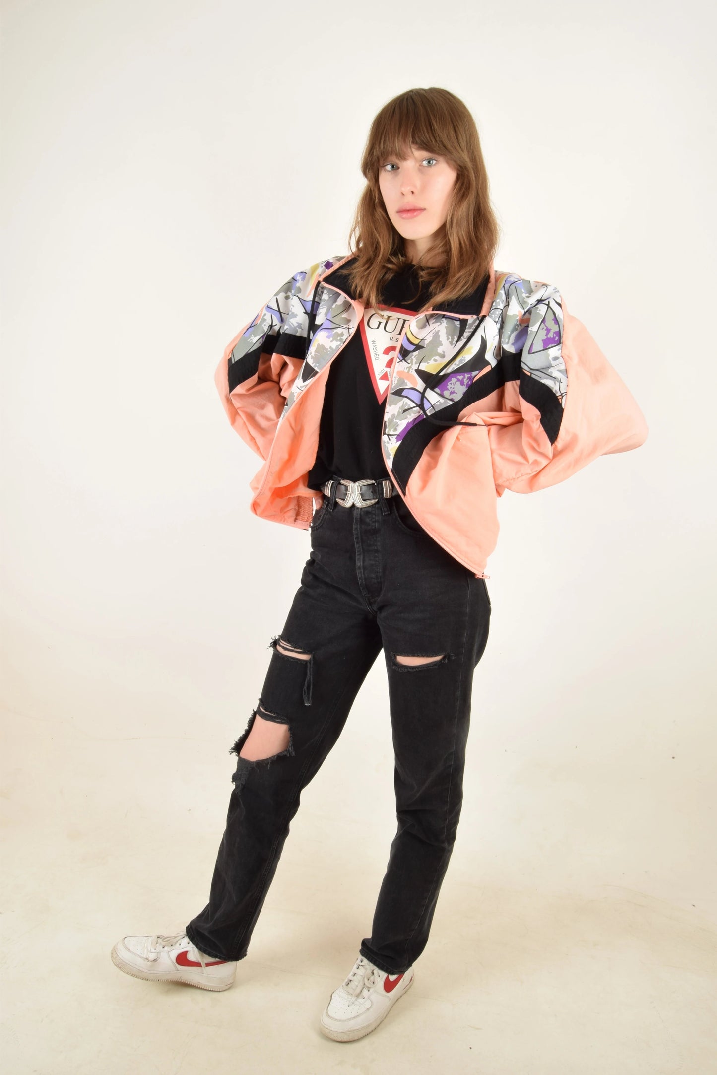 Vintage 90's Wagner Jacket / Shell Tactel Textile Fibre