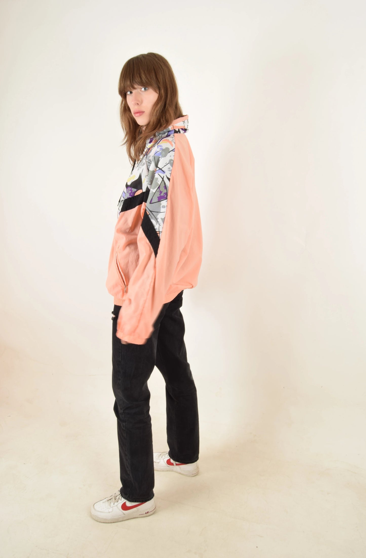 Vintage 90's Wagner Jacket / Shell Tactel Textile Fibre
