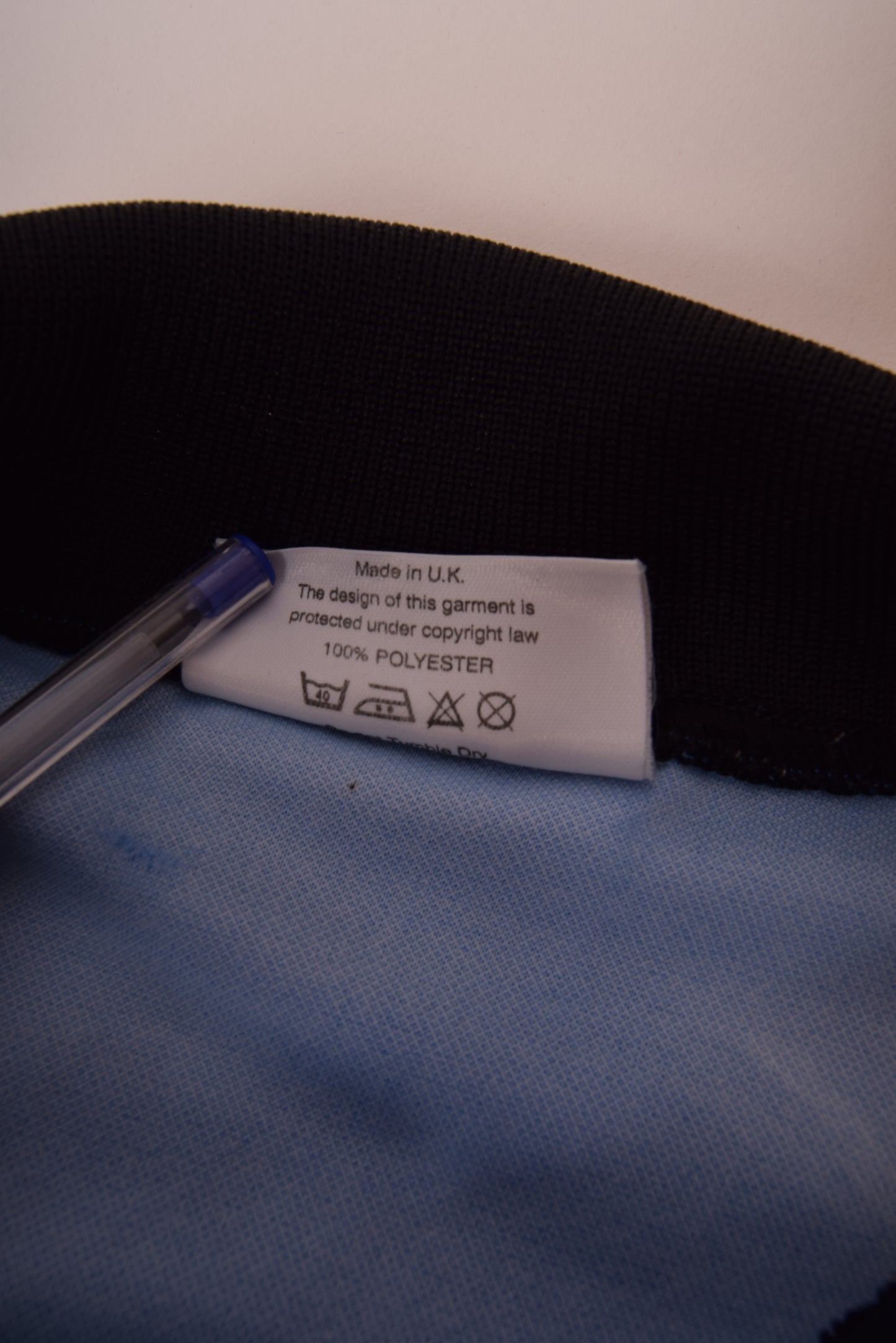 Vintage Newcastle 1993-1995 Asics Away Football Shirt Blue Made in UK Size XL