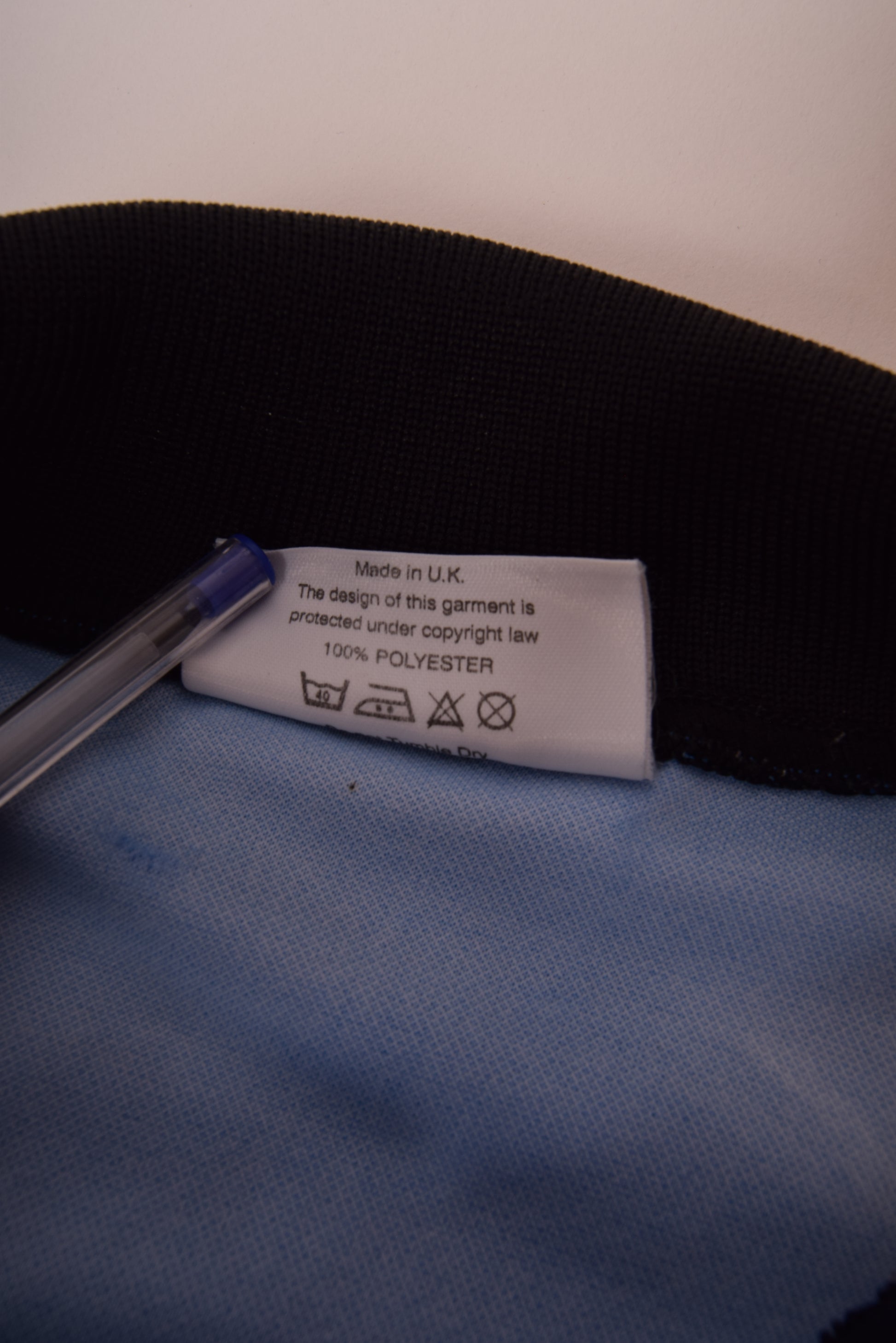 Vintage Newcastle 1993-1995 Asics Away Football Shirt Blue Made in UK Size XL