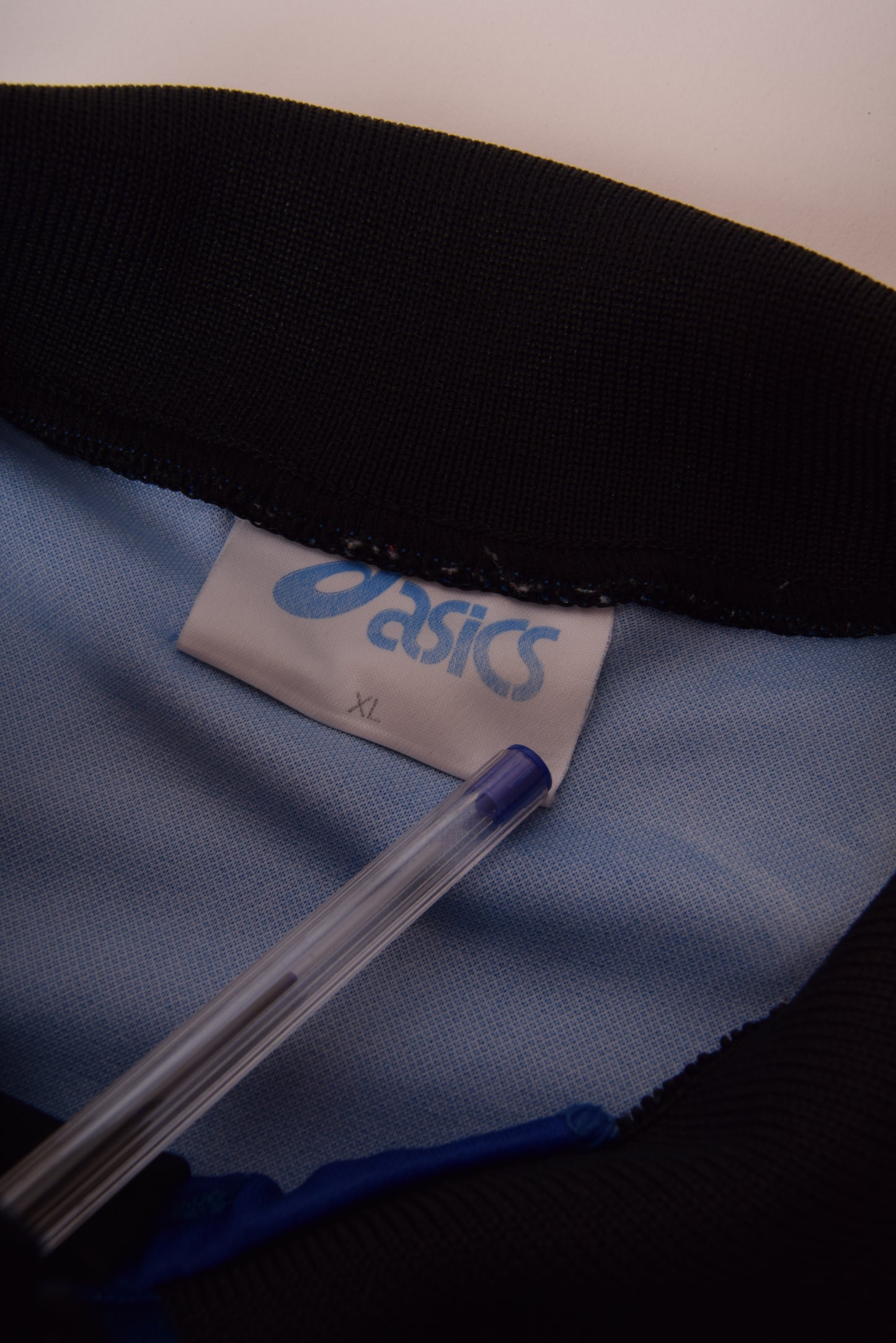 Vintage Newcastle 1993-1995 Asics Away Football Shirt Blue Made in UK Size XL