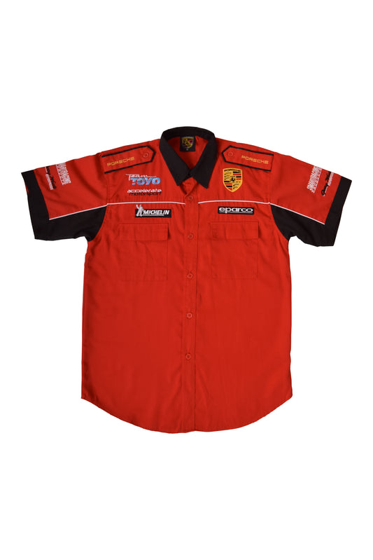Porsche Shirt Size M Red
