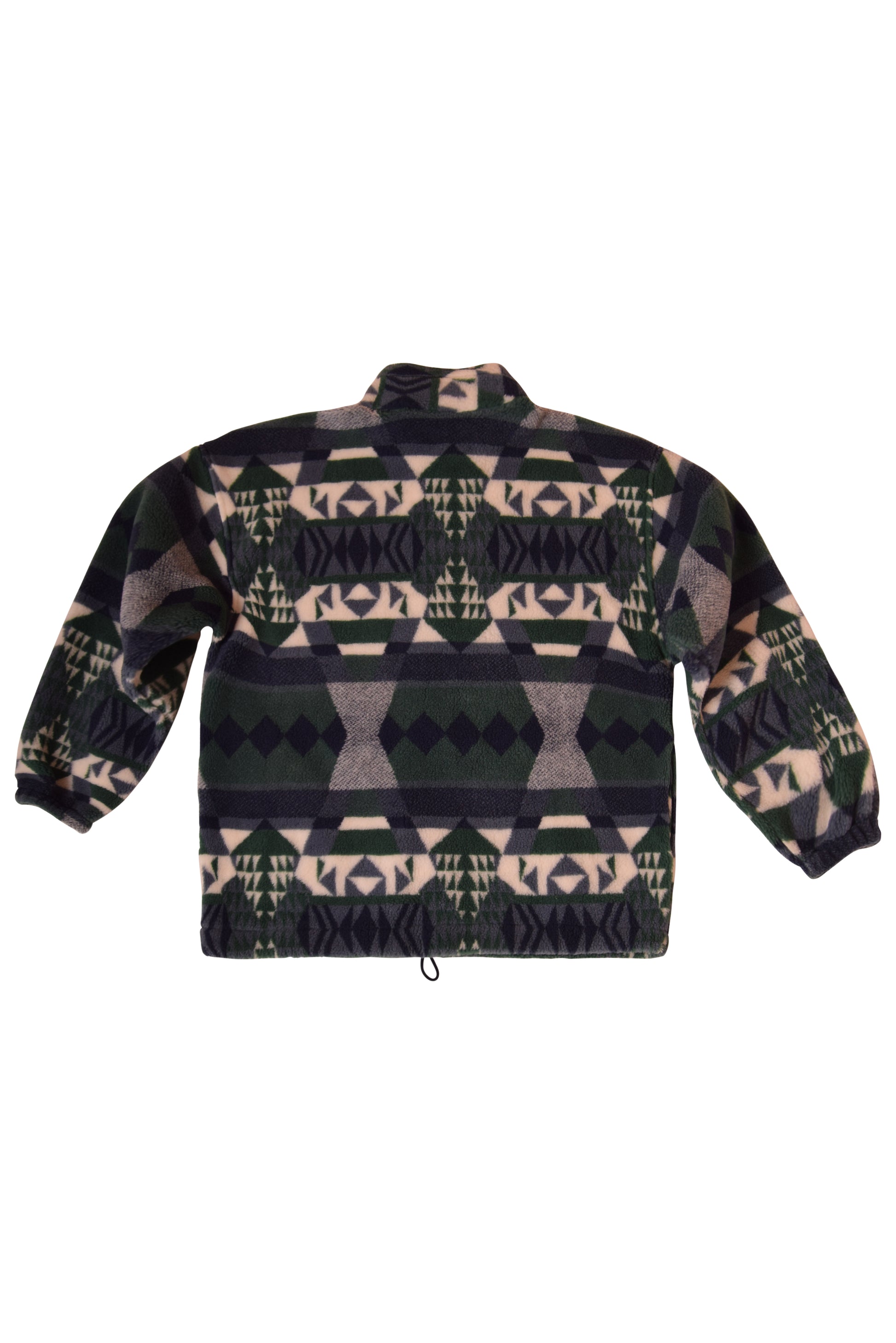 Vintage 90's Fleece with Abstract / Geometric Pattern