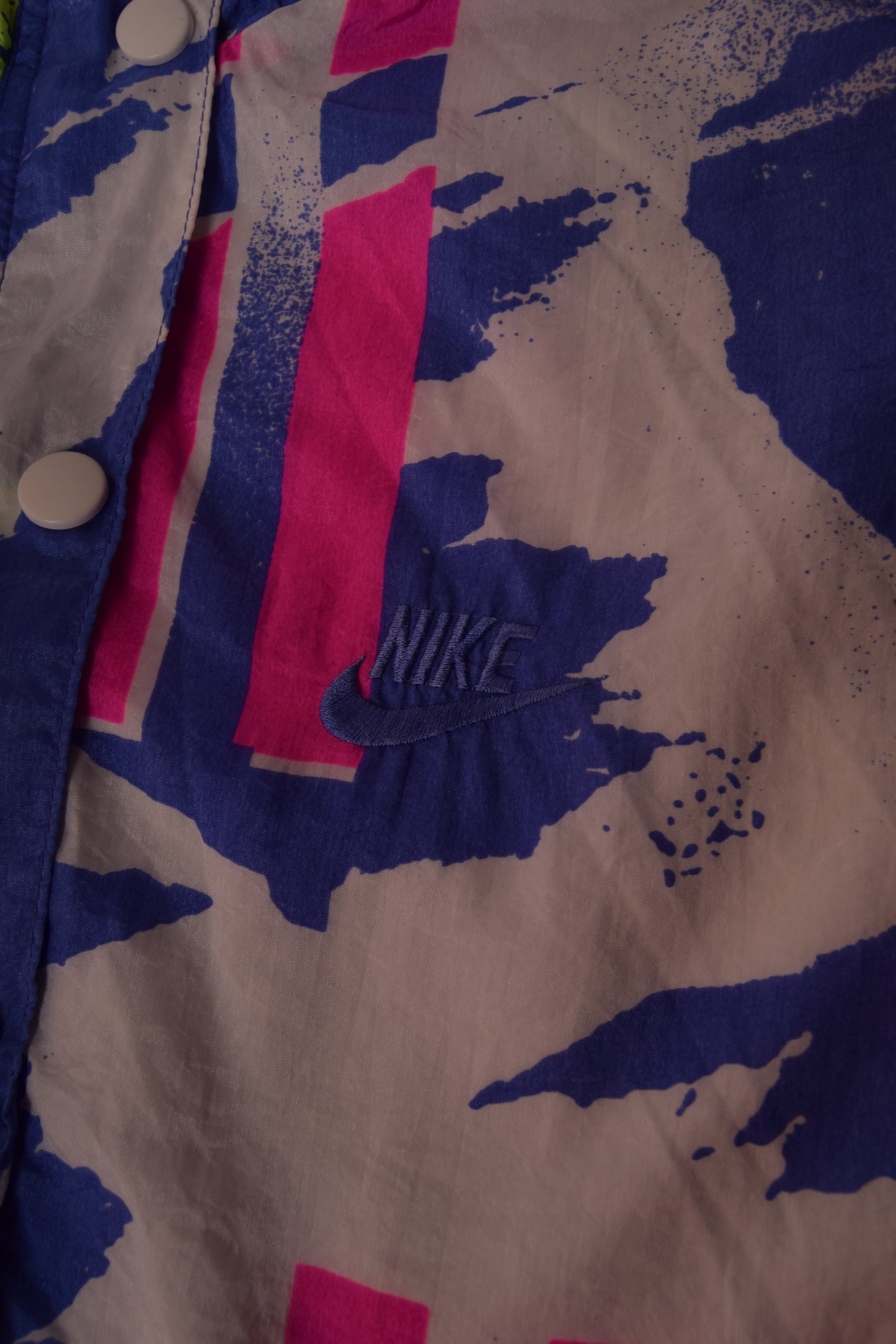 Vintage Nike Challenge Court Jacket Size L - XL Colourful Abstract Pattern