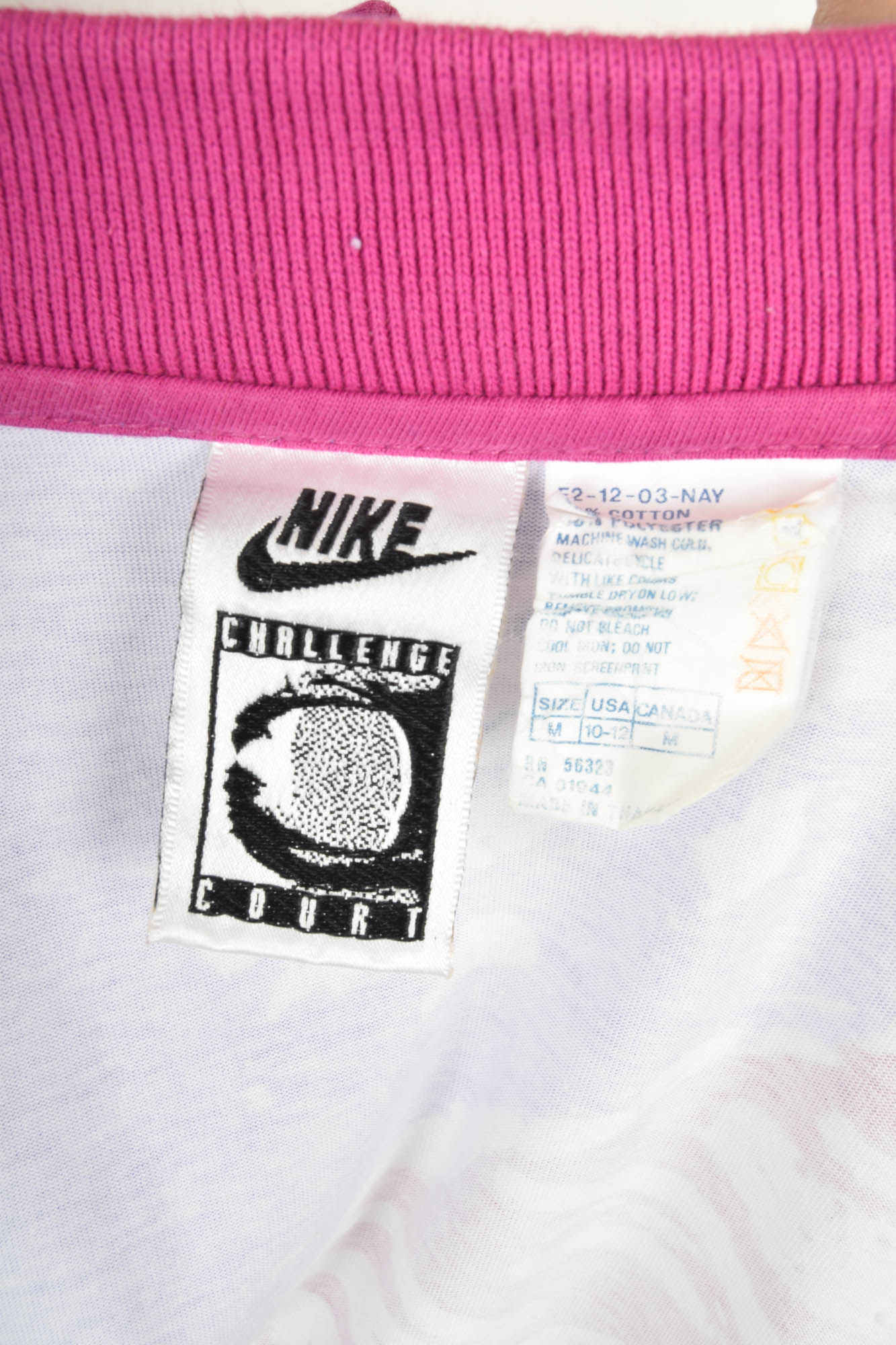 Vintage 90's Nike Challenge Court Tennis Polo Shirt Size M