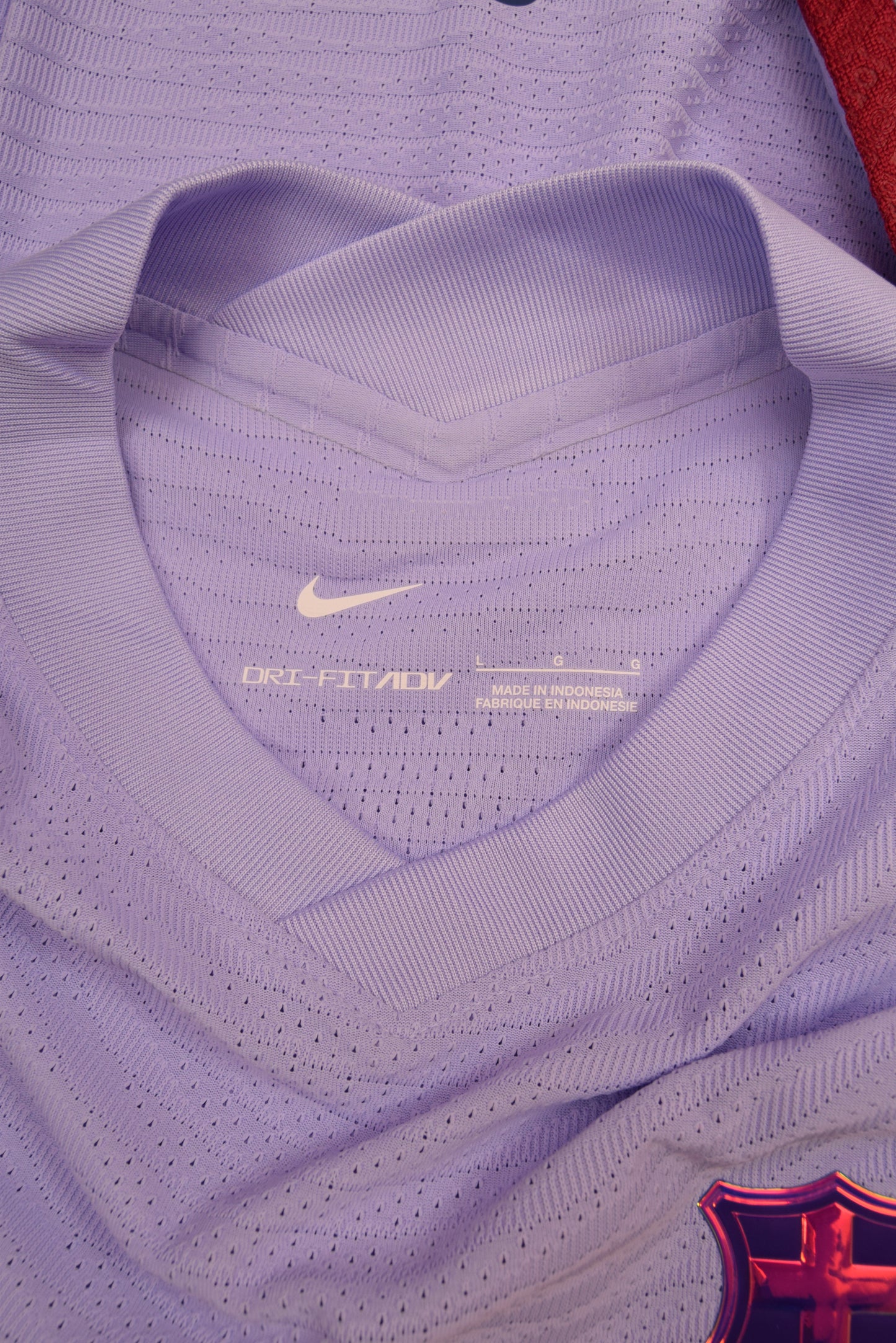 Authentic New Barcelona Nike Player's Edition / Issue 2021 - 2022 Away Football Shirt Deadstock BN Rakuten Size L Purple Pulse DRI FIT ADV