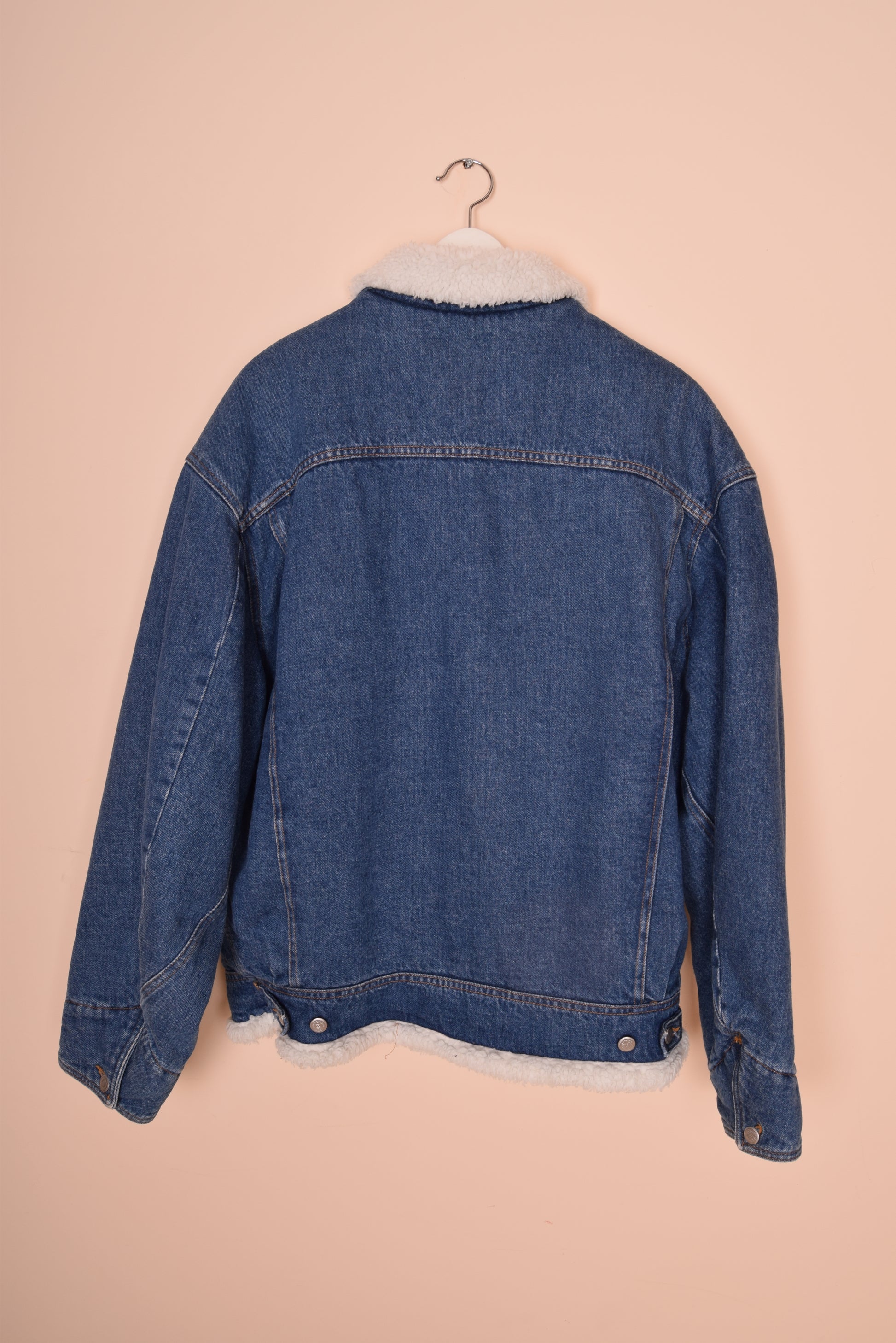 Vintage 90's Rifle Sherpa Denim Jacket Size XXL