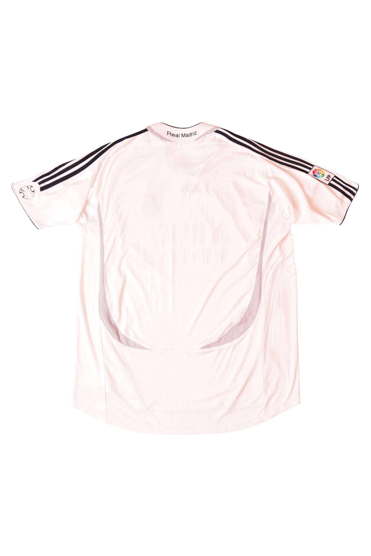 Real Madrid 2006 - 2007 Home Football Shirt Size XL BENQ Siemens White