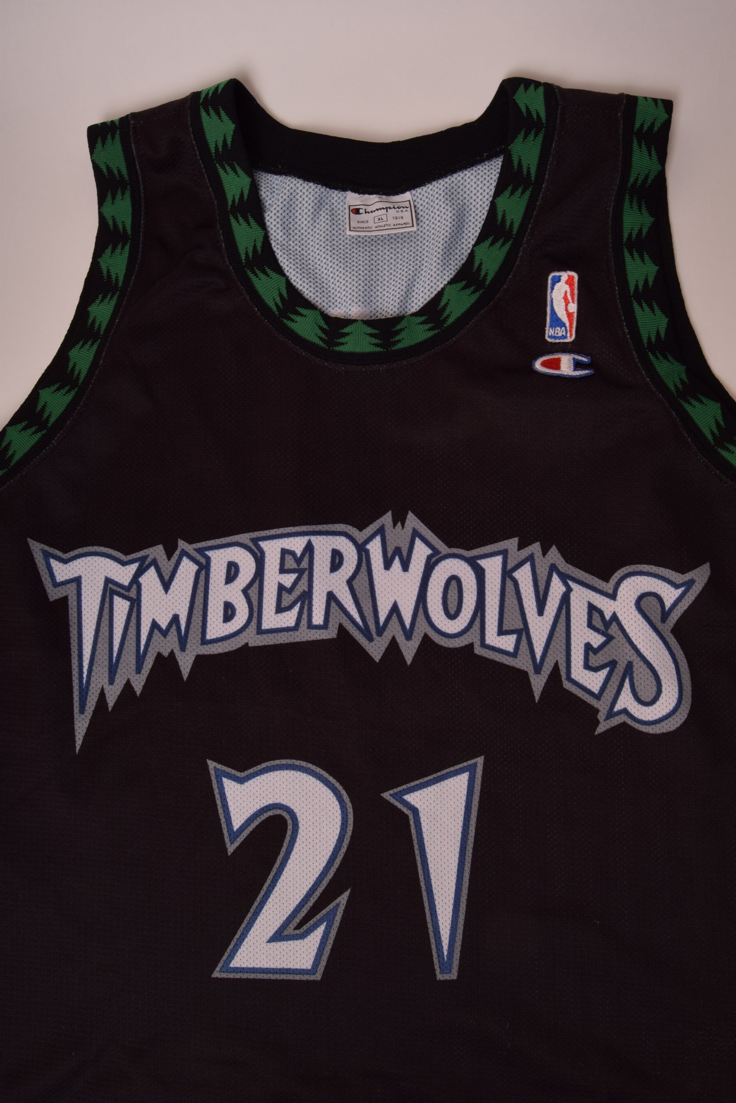 Kevin Garnett Minnesota Timberwolves Jersey Champion NBA 1997-1998 Size XL